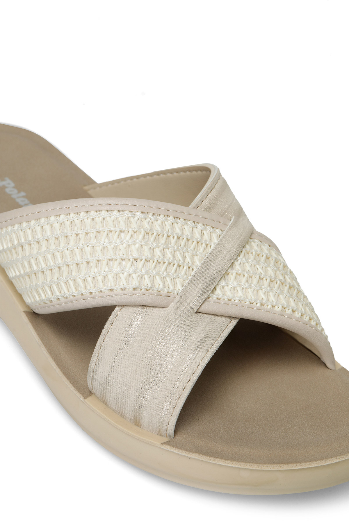405080.Z4FX Bej Kadın Terlik - Görsel 8