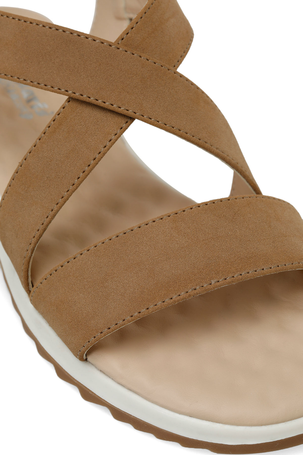 321822.Z 4FX Kahverengi Kadın Spor Sandalet - Görsel 8