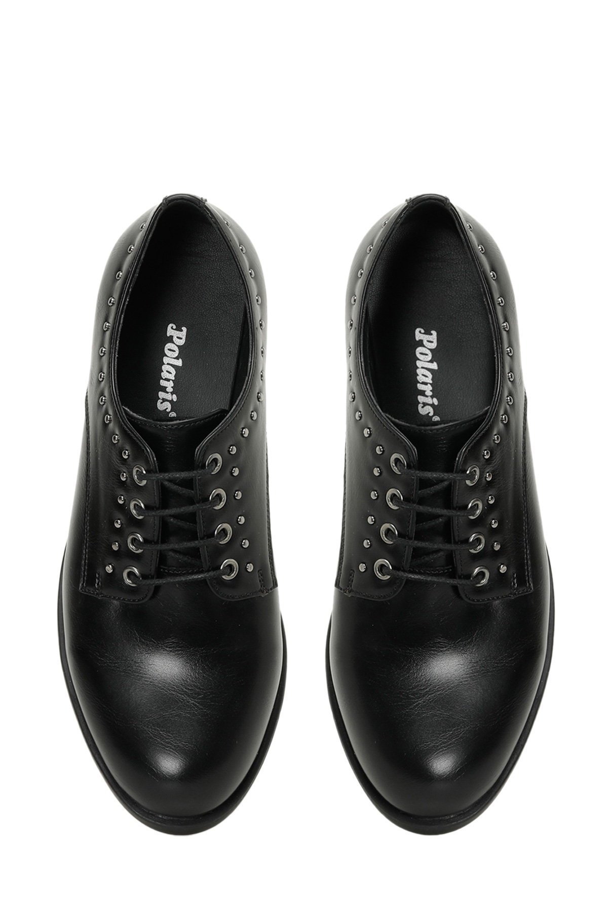 Polaris 324037.Z 4PR Siyah Kadın Oxford Ayakkabı - Görsel 5