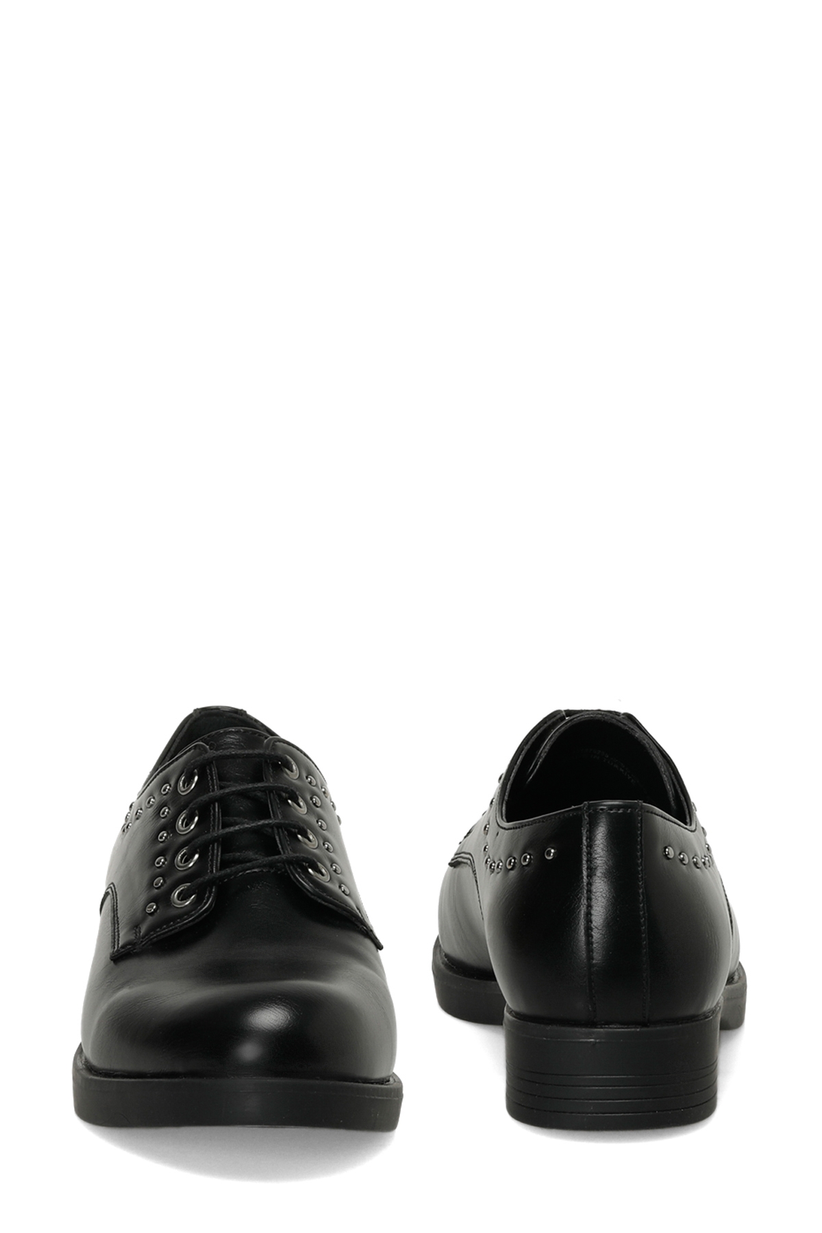 Polaris 324037.Z 4PR Siyah Kadın Oxford Ayakkabı - Görsel 6