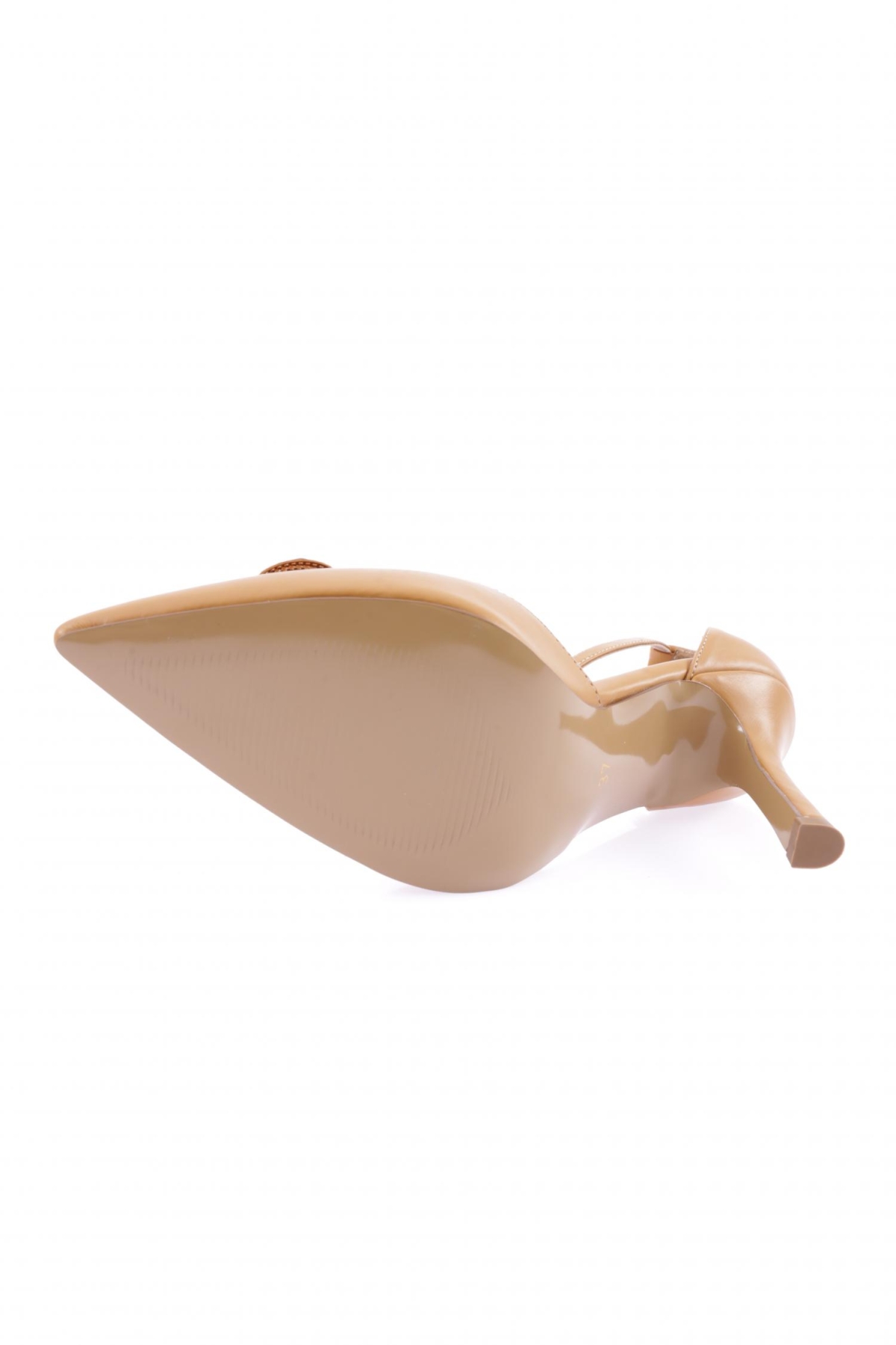 2000-23Y Kadin Bilekten Bağli Kristal Tokali İnce Topuklu Ayakkabi - Görsel 6