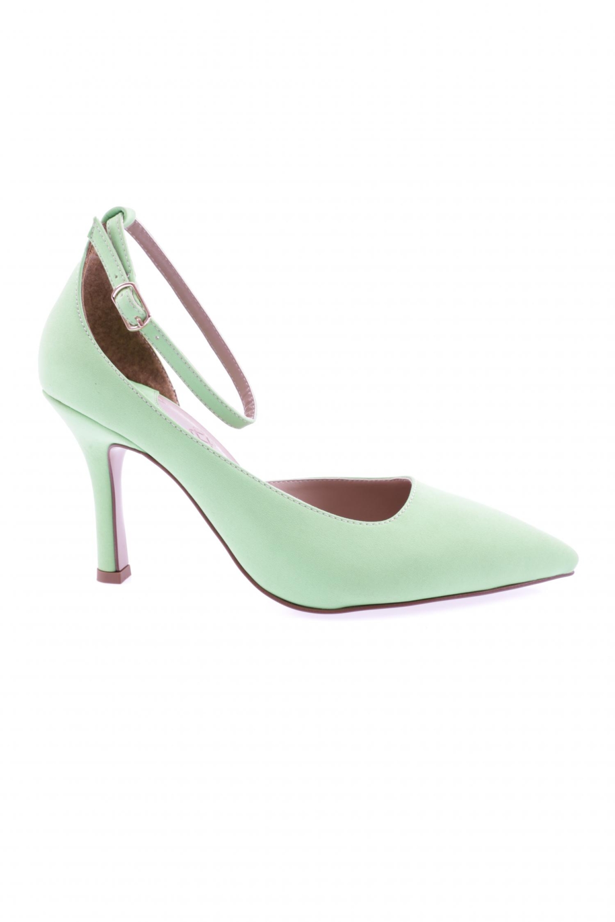 2015-23Y Kadin Bilekten Bağli İnce Topuklu Ayakkabi - Görsel 2