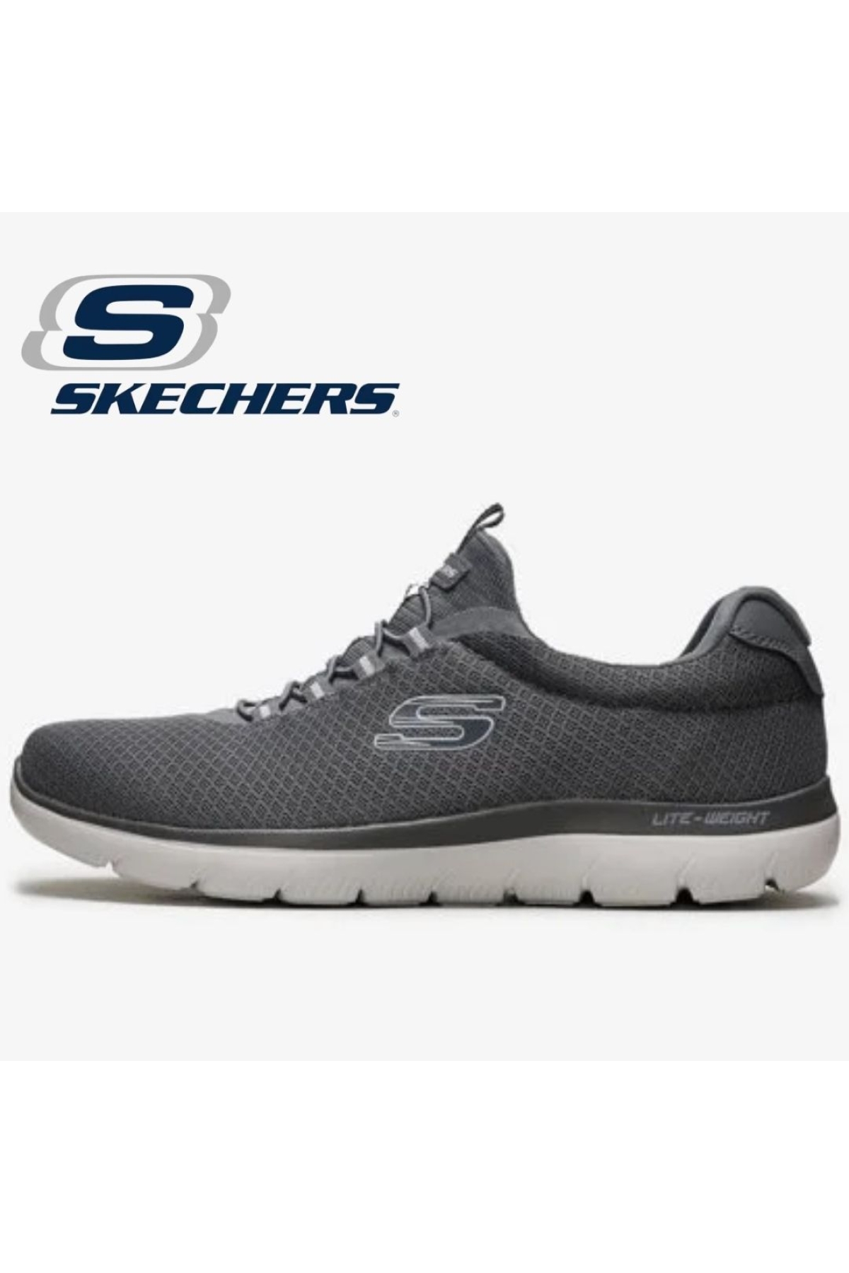 Skechers Skechers Gri Summits 52811-CHAR Erkek Spor Ayakkabı Flo'da! Gri - 3. görsel