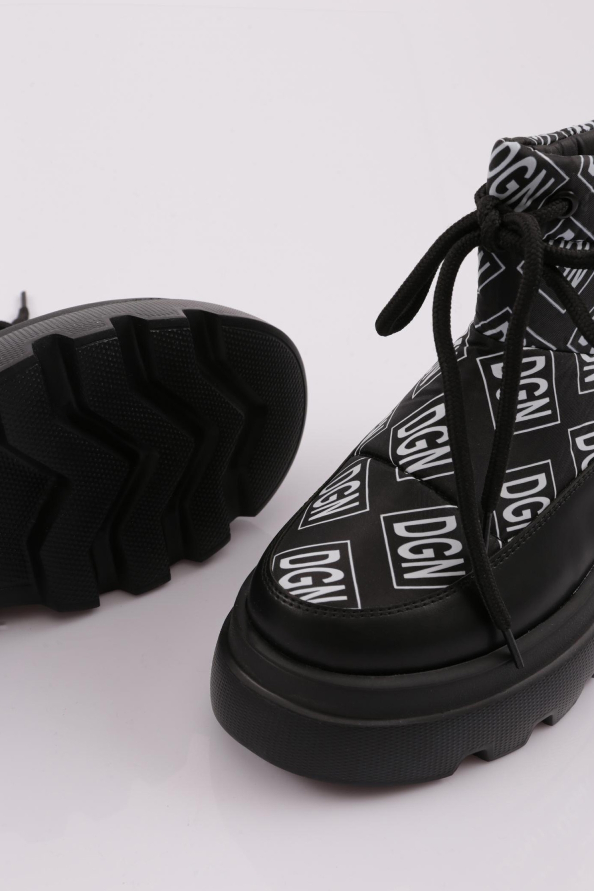 Es812 Kadin Kalin Taban İp Detayli Paraşüt Bot - Görsel 5