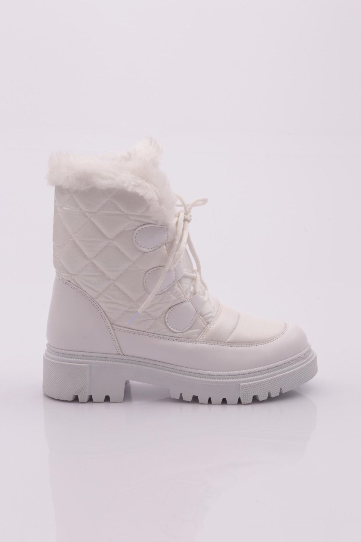 1046 Kadin Bağcikli Kürklü Paraşüt Bot - Görsel 2