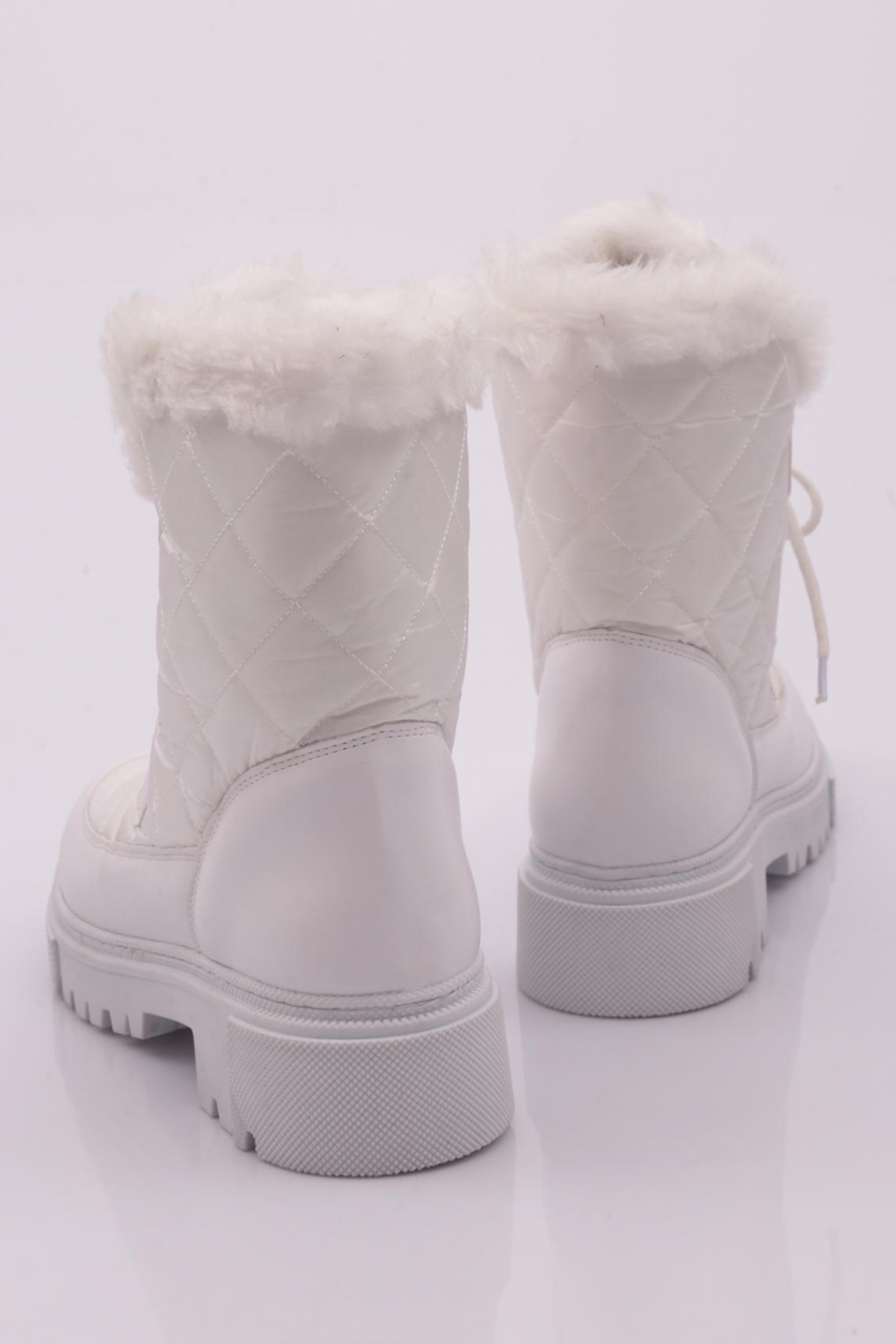 1046 Kadin Bağcikli Kürklü Paraşüt Bot - Görsel 4