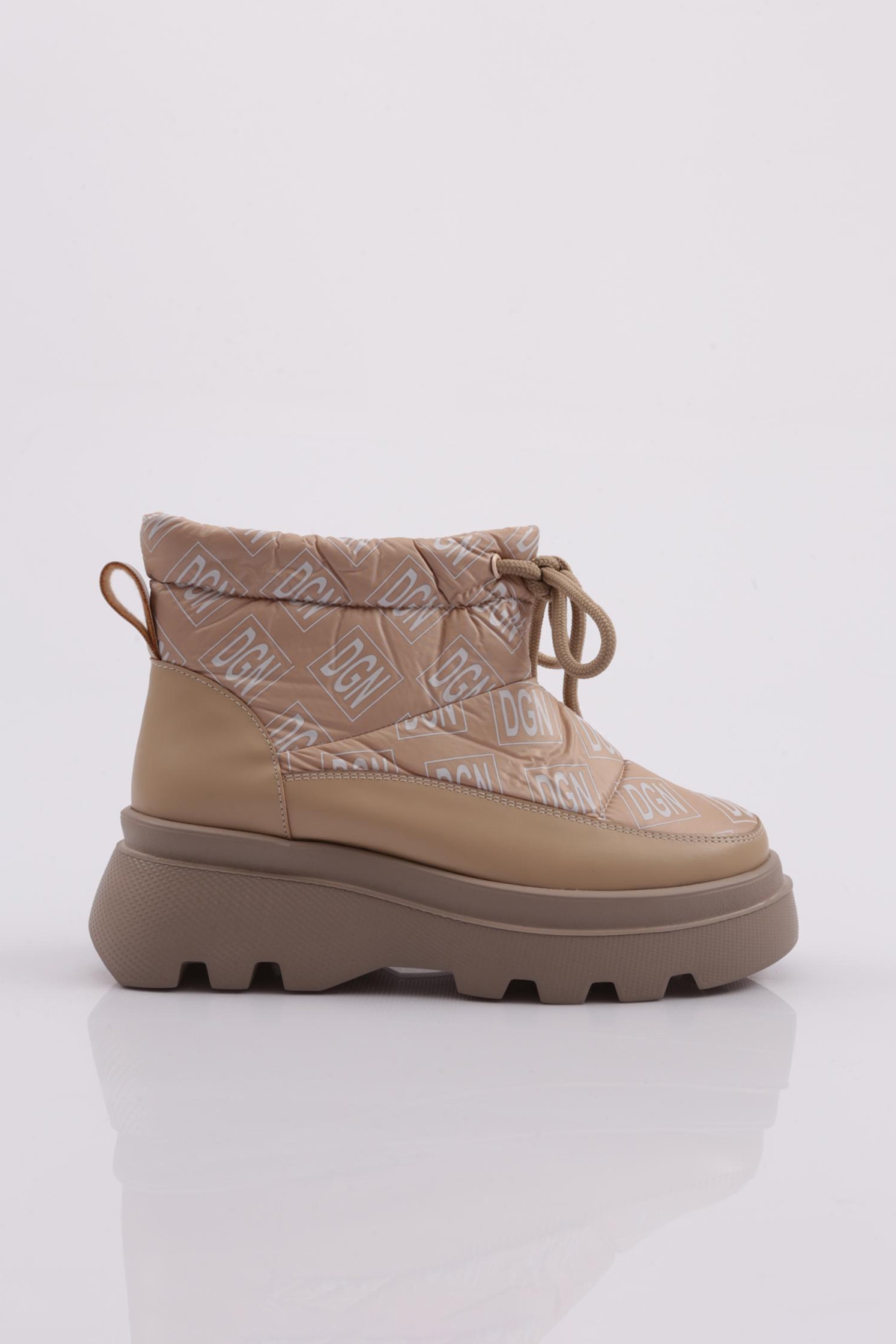 Es812 Kadin Kalin Taban İp Detayli Paraşüt Bot - Görsel 2