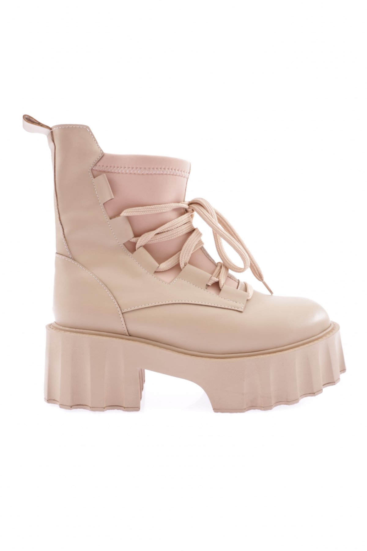 Es803 Kadin Kalin Taban Bağcikli Bot - Görsel 2