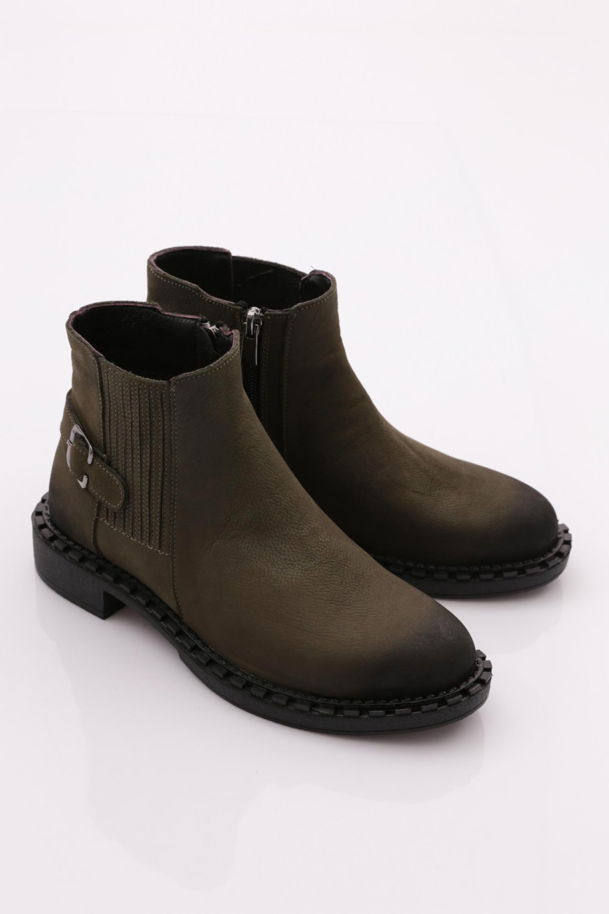 042 Kadin Yani Tokali Klasik Bot - Görsel 3