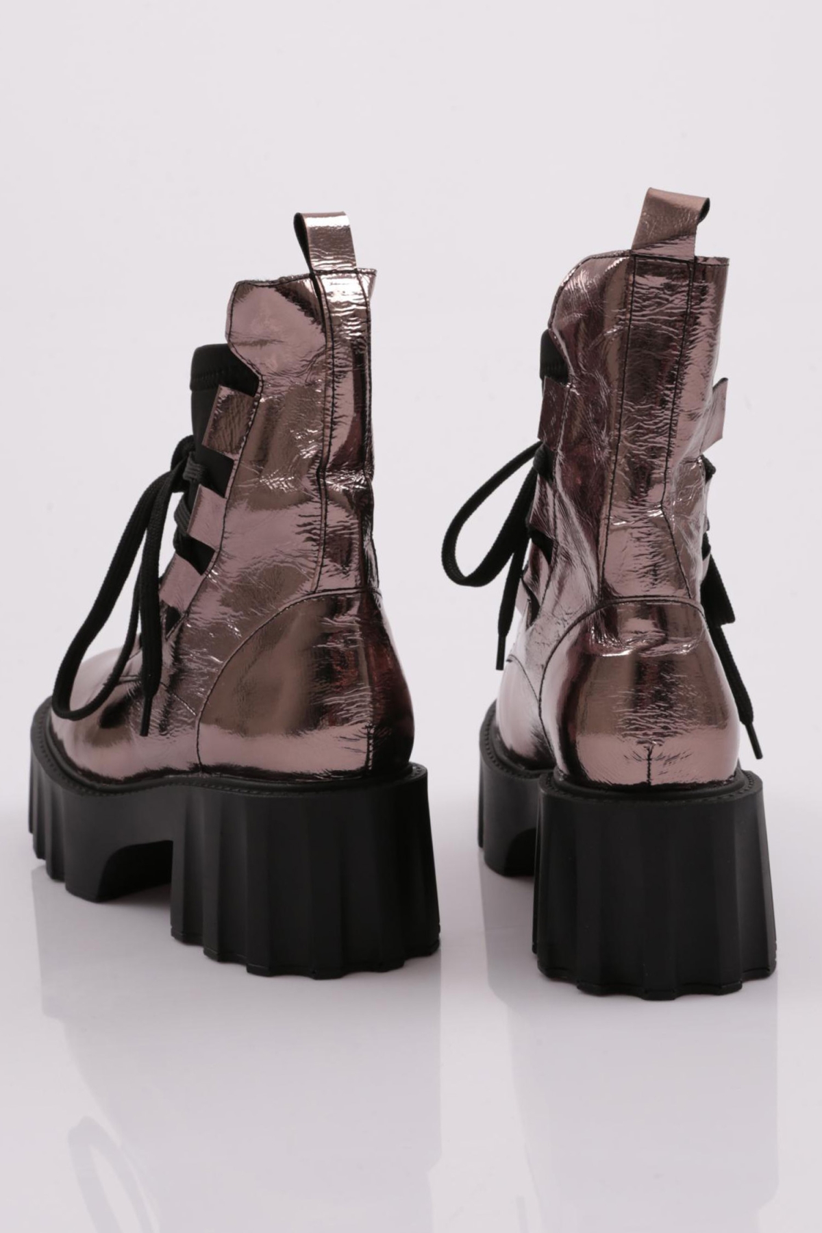 Es803 Kadin Kalin Taban Bağcikli Bot - Görsel 4