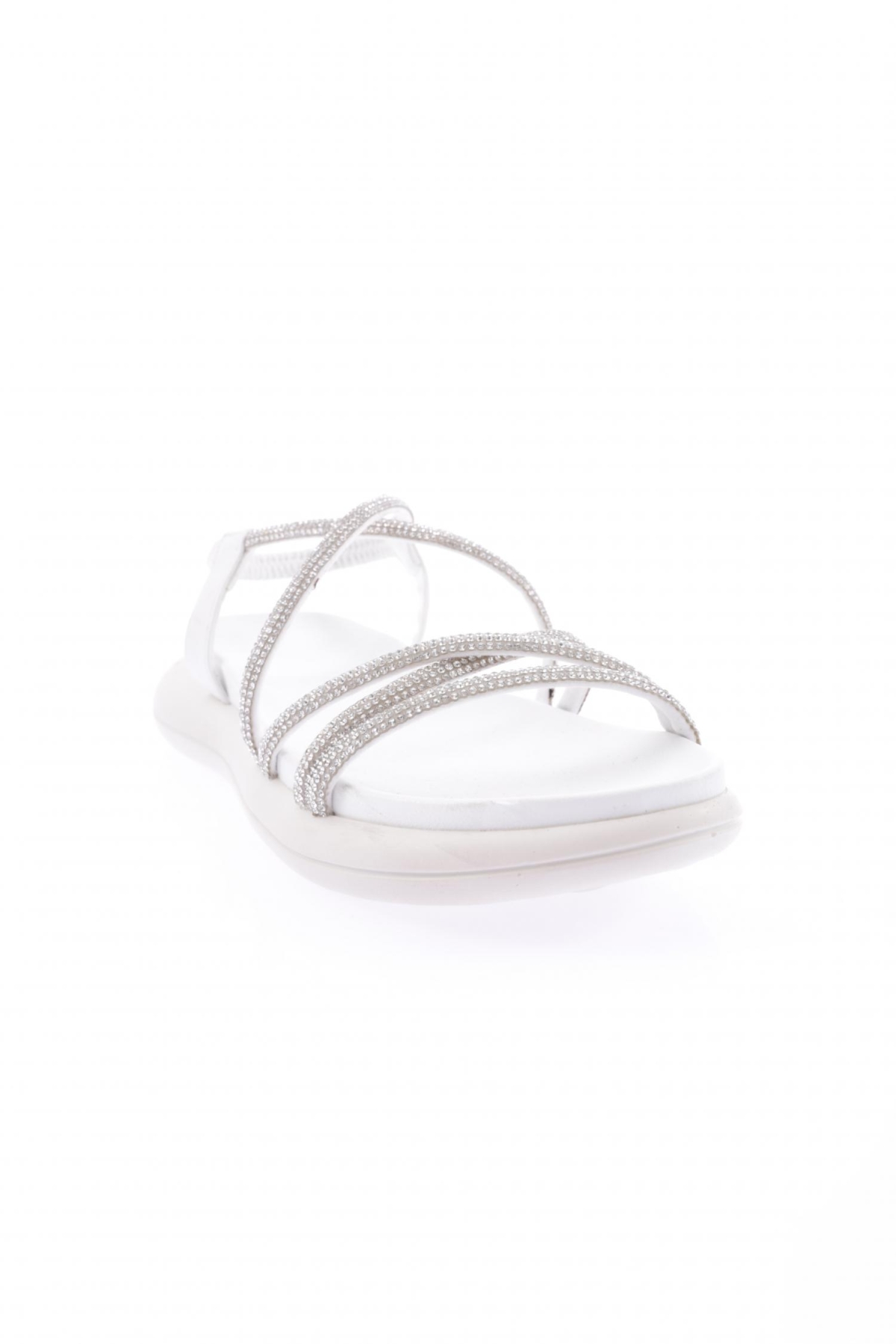 5046-22Y Kadin Çapraz İp Bantli Sandalet - Görsel 3