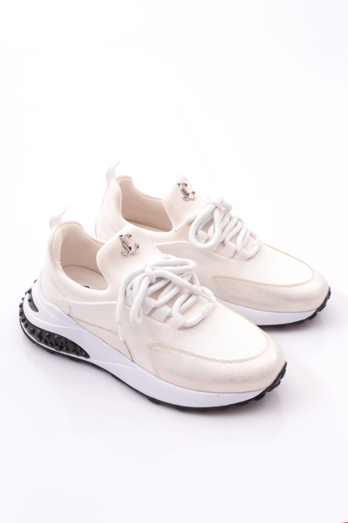 023-1 Kadin Bağcikli Arkasi Nokta Desenli Spor Ayakkabi - Görsel 3