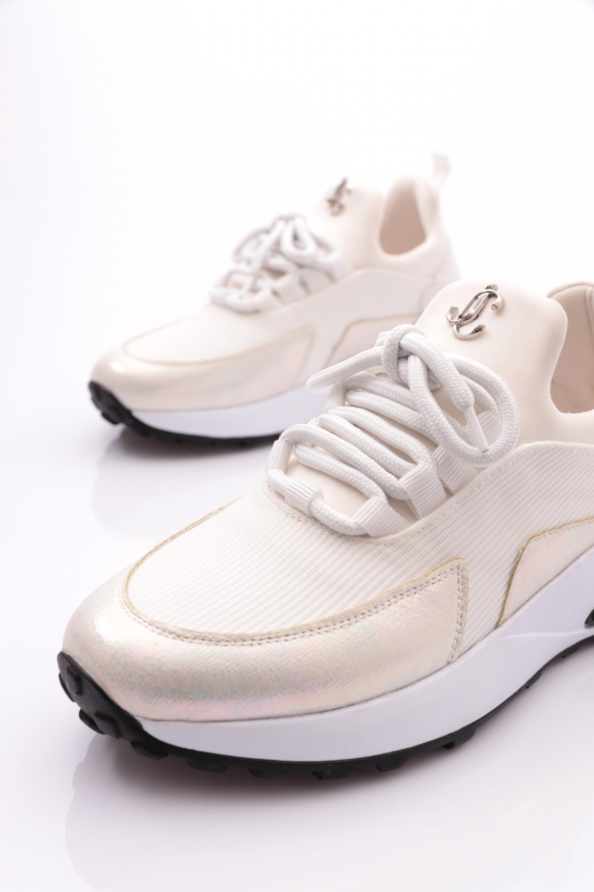 023-1 Kadin Bağcikli Arkasi Nokta Desenli Spor Ayakkabi - Görsel 5
