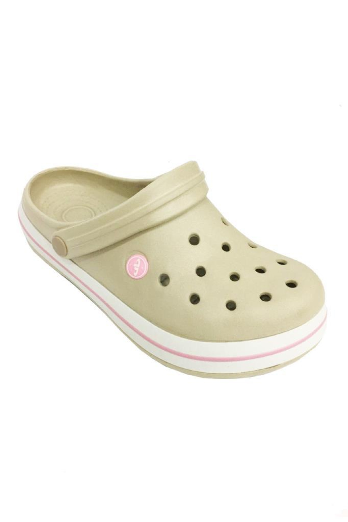 Akınal E195-24 Medical Sabo Kadın Terlik Bej Beyaz Pembe - Görsel 2
