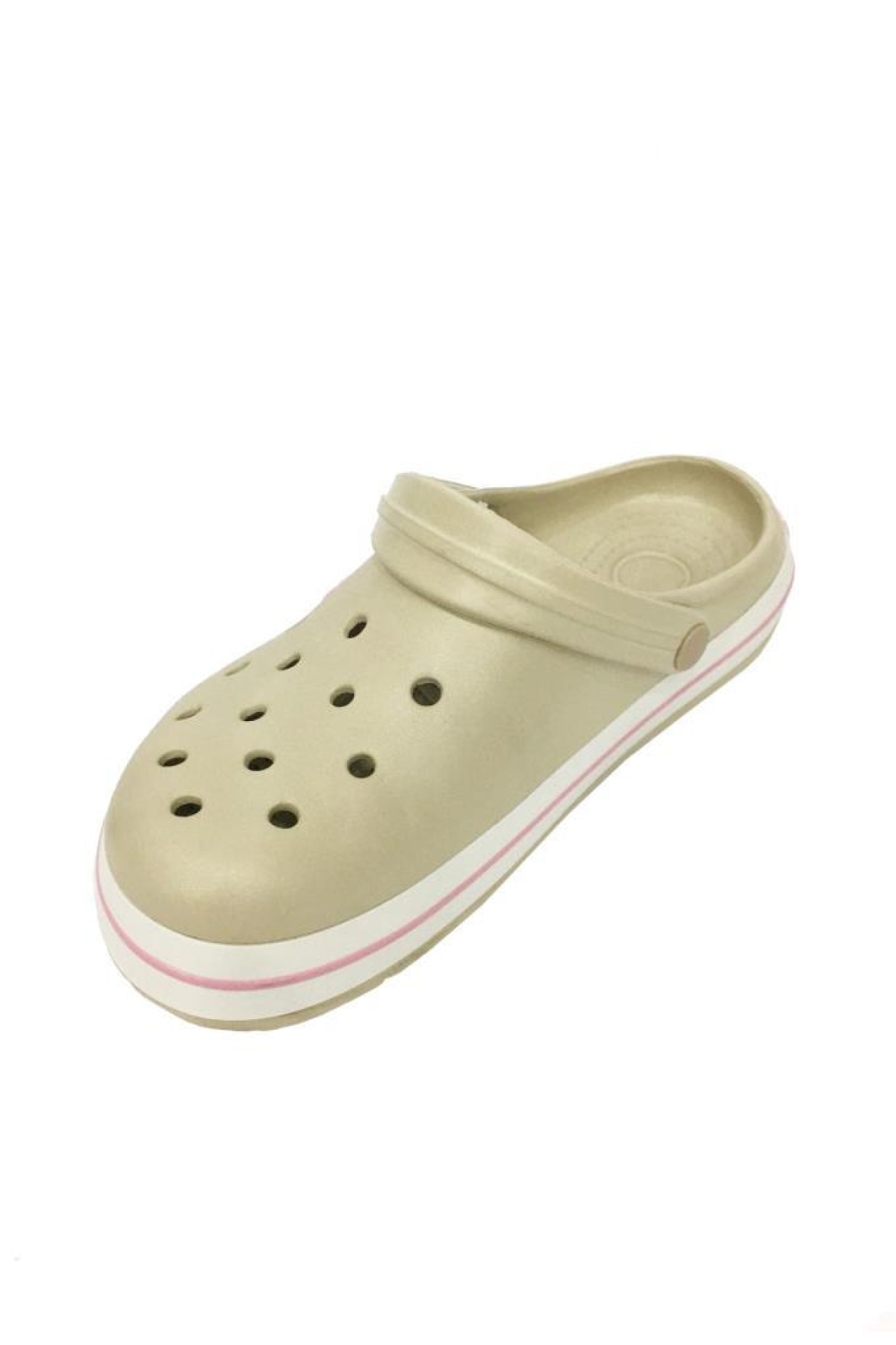 Akınal E195-24 Medical Sabo Kadın Terlik Bej Beyaz Pembe - Görsel 3