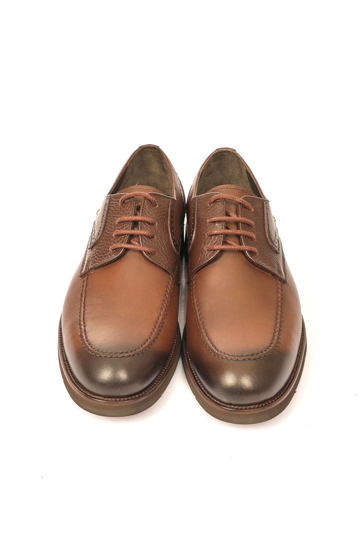 Bağcıklı Kahverengi Erkek Klasik Ayakkabı PC1617038 - Görsel 3