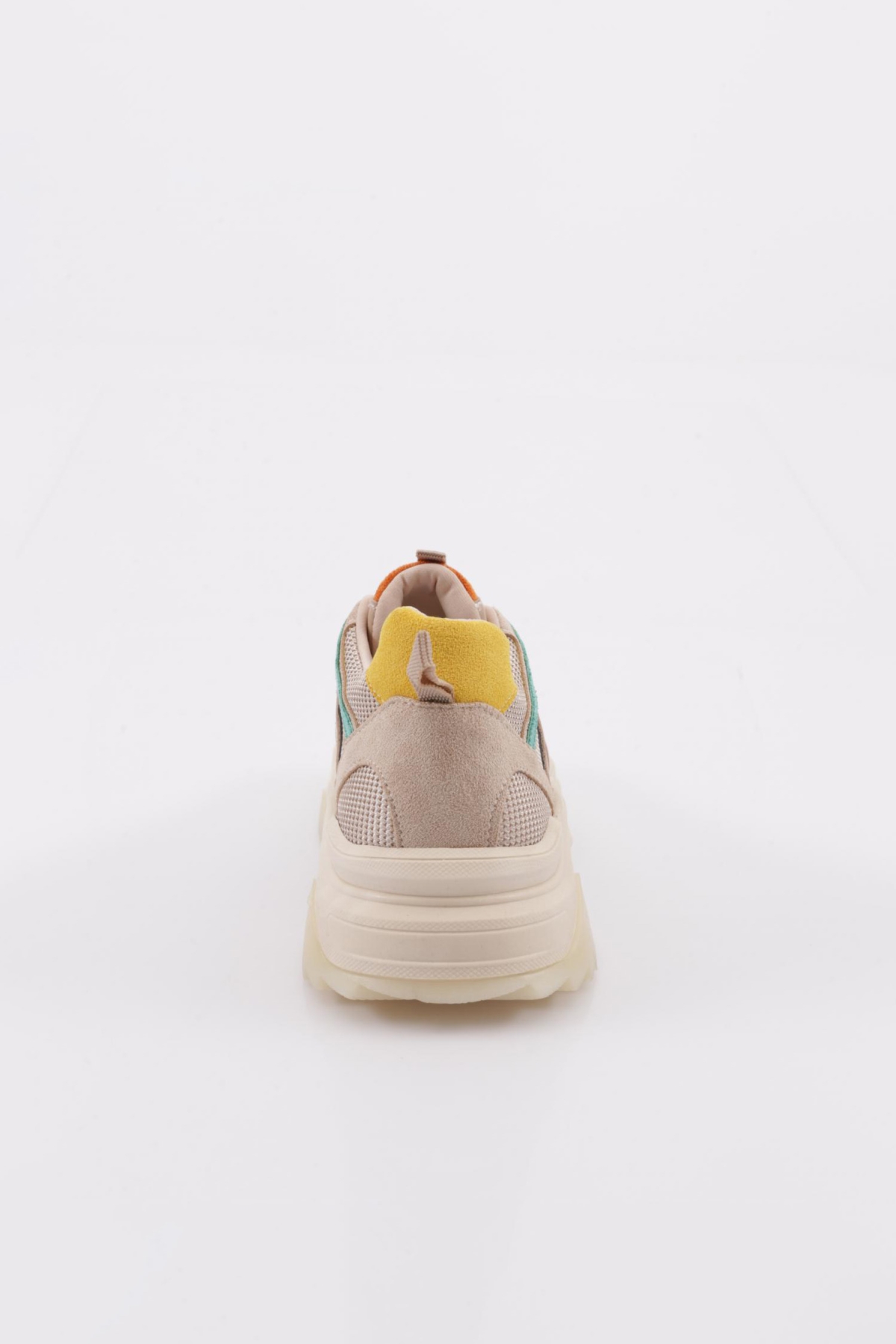 65142 Kadin Bağcikli Kalin Taban Spor Ayakkabi - Görsel 5