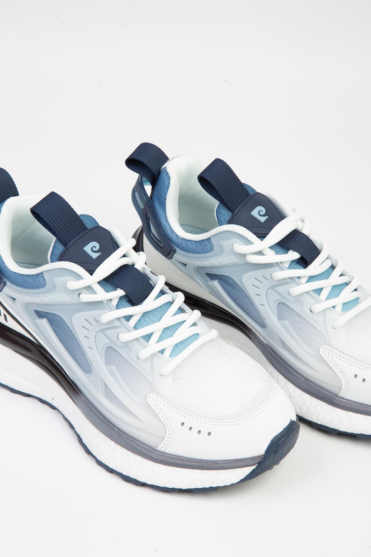 ® | PCI-10106 Beyaz Mavi-İTHAL Kadın Spor Ayakkabı - Görsel 5