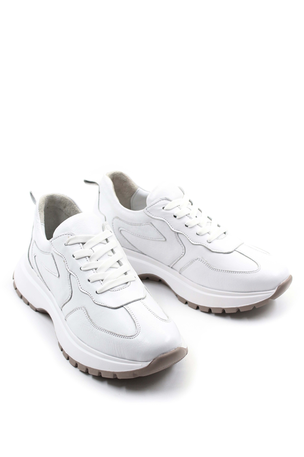 Hakiki Deri Kadın Casual Ayakkabı 136ZA501 - Görsel 5