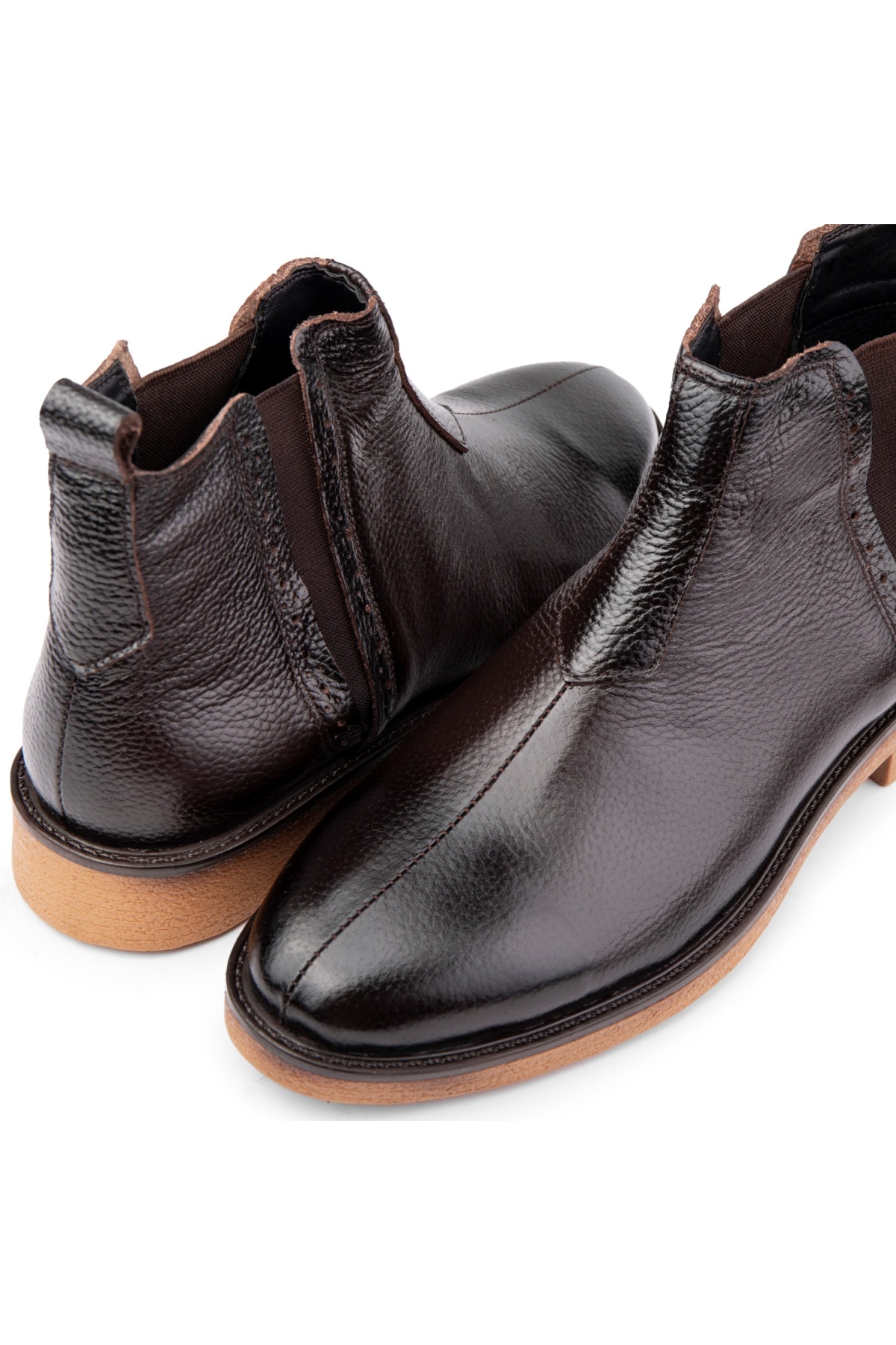 Leeds Hakiki Deri Kaydırmaz Taban Chelsea Günlük Bot - Görsel 3