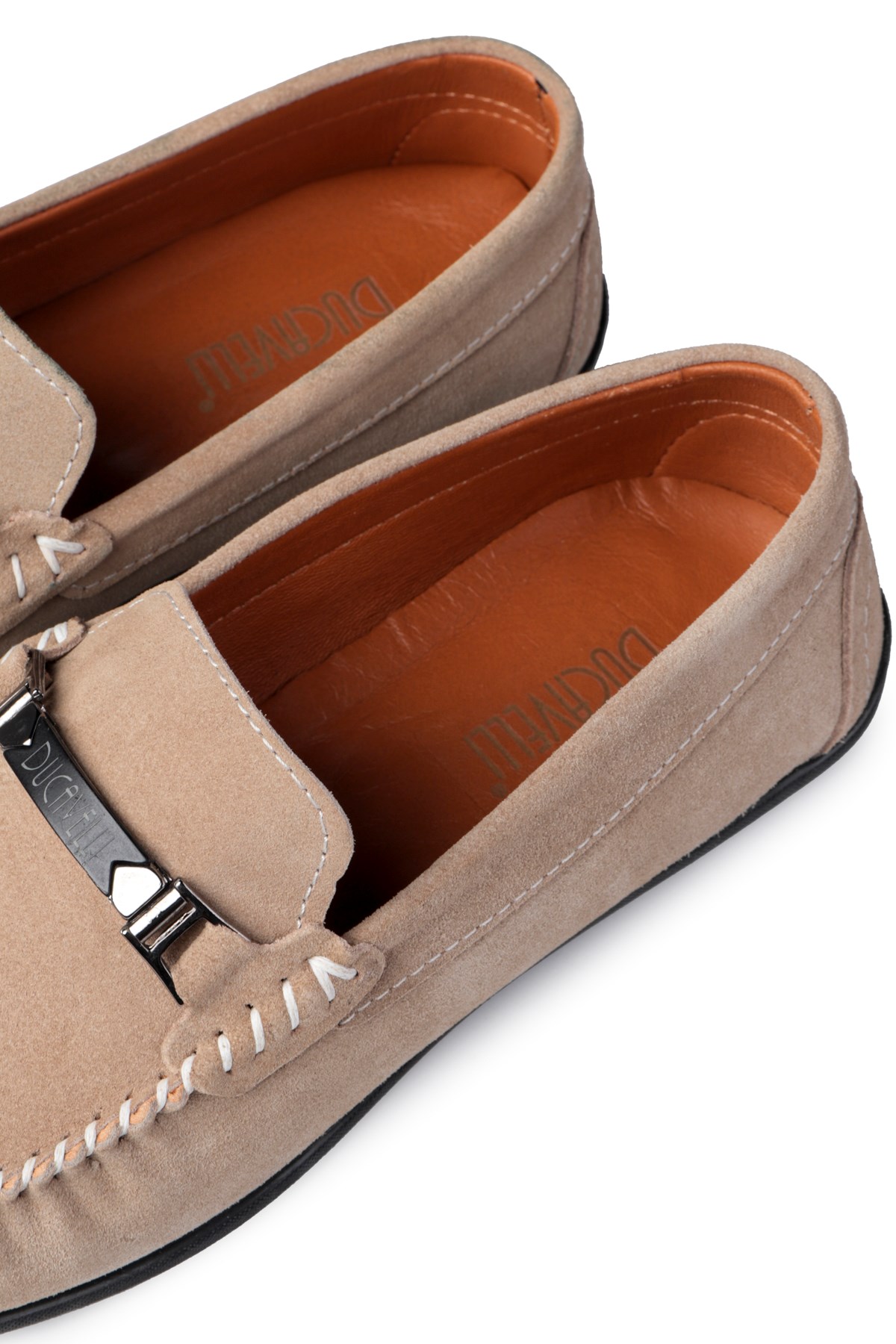 Halb Hakiki Deri Erkek Günlük Ayakkabı, Loafer Ayakkabı, Hafif Ayakkabı, Tokalı Loafer - Görsel 4