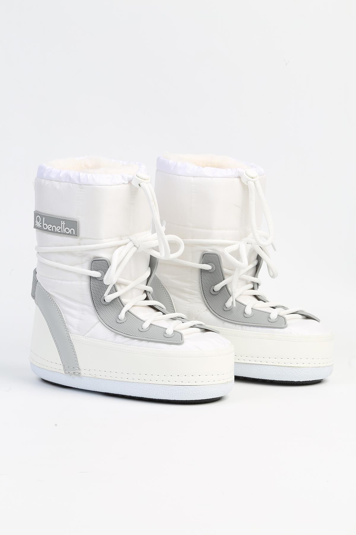 ® | BN-50085 - 3831 Beyaz - Kadın Bot - Görsel 3