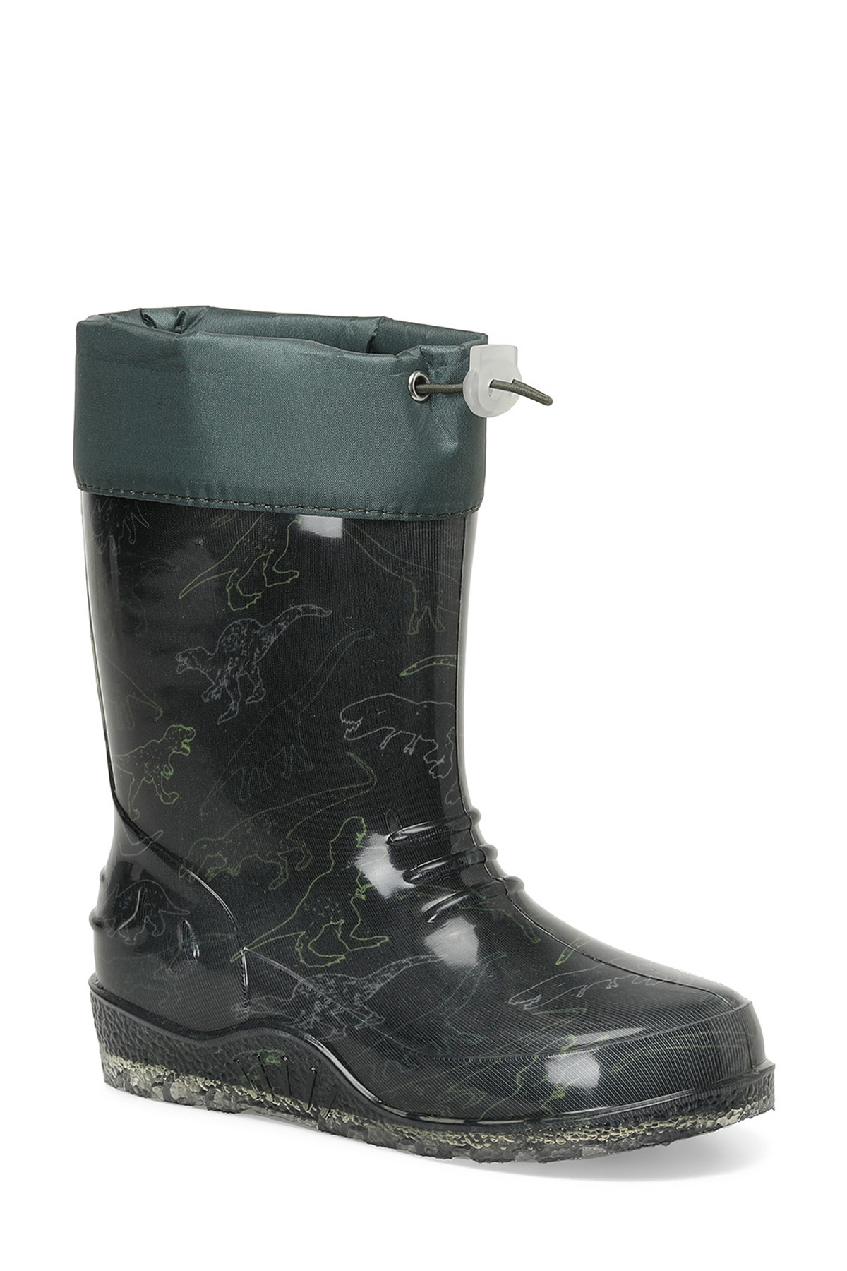 I Cool I Cool DINOS F 4PR Haki Erkek Çocuk Yağmur Çizmesi Bot | Flo Haki - 3. görsel