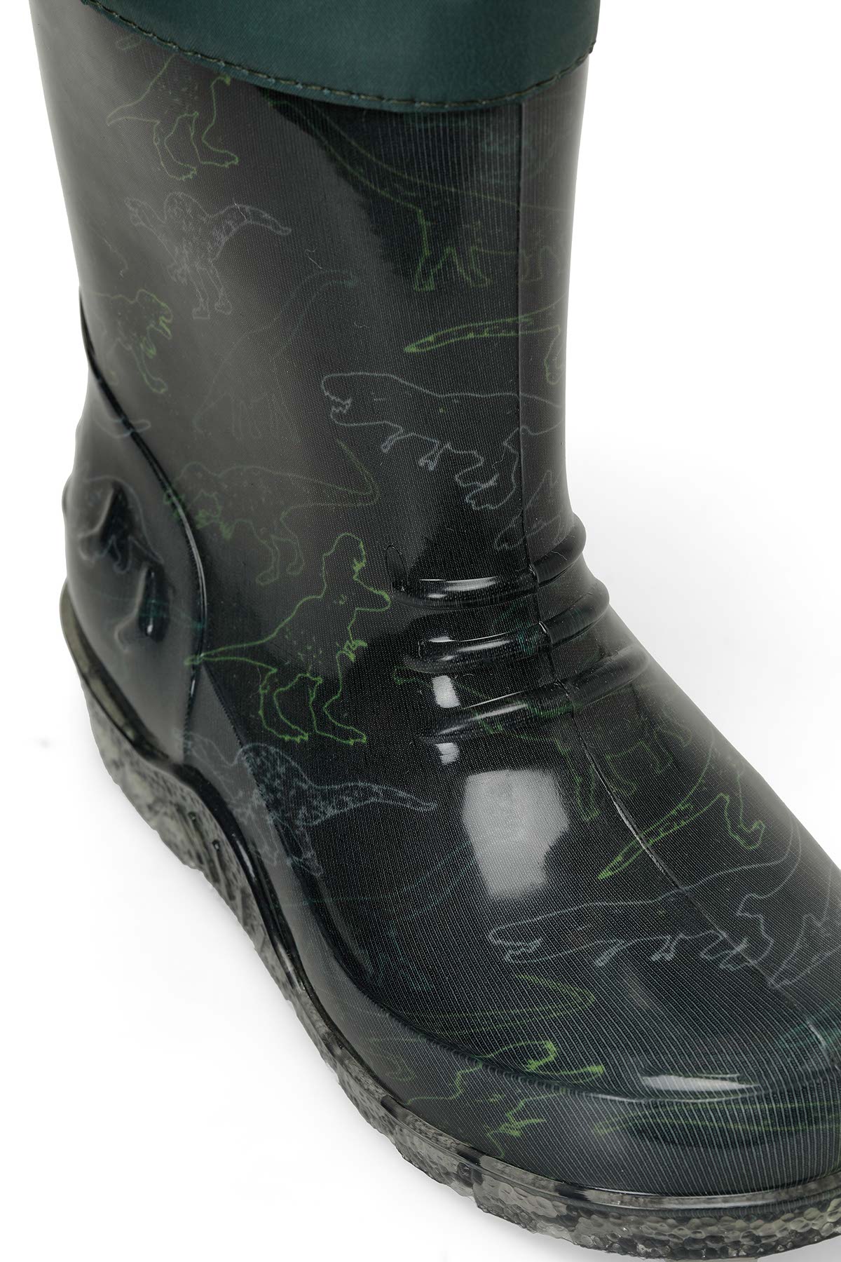 I Cool I Cool DINOS F 4PR Haki Erkek Çocuk Yağmur Çizmesi Bot | Flo Haki - 8. görsel