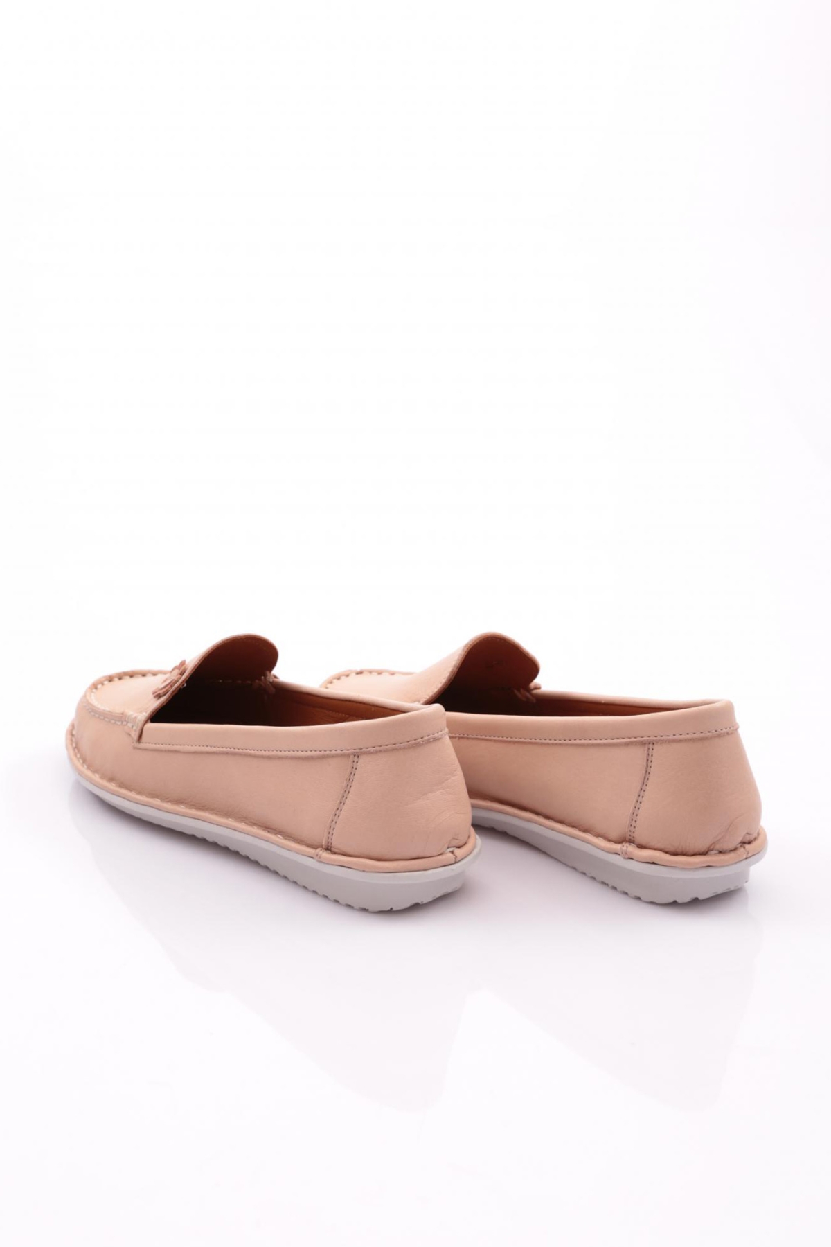 E220 Kadin Çiçek Desenli Babet - Görsel 4