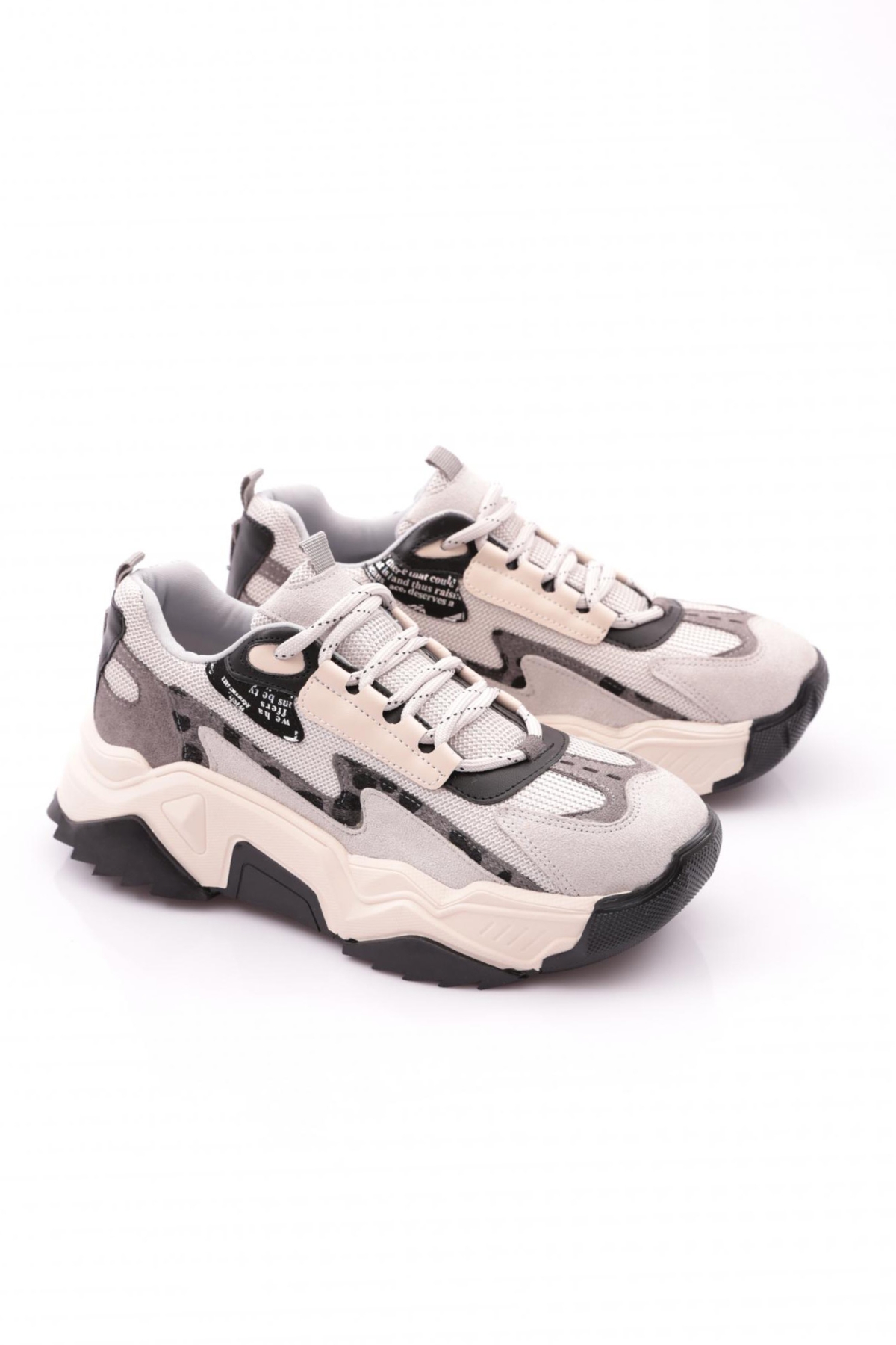 65135 Kadin Kalin Taban Spor Ayakkabi - Görsel 3