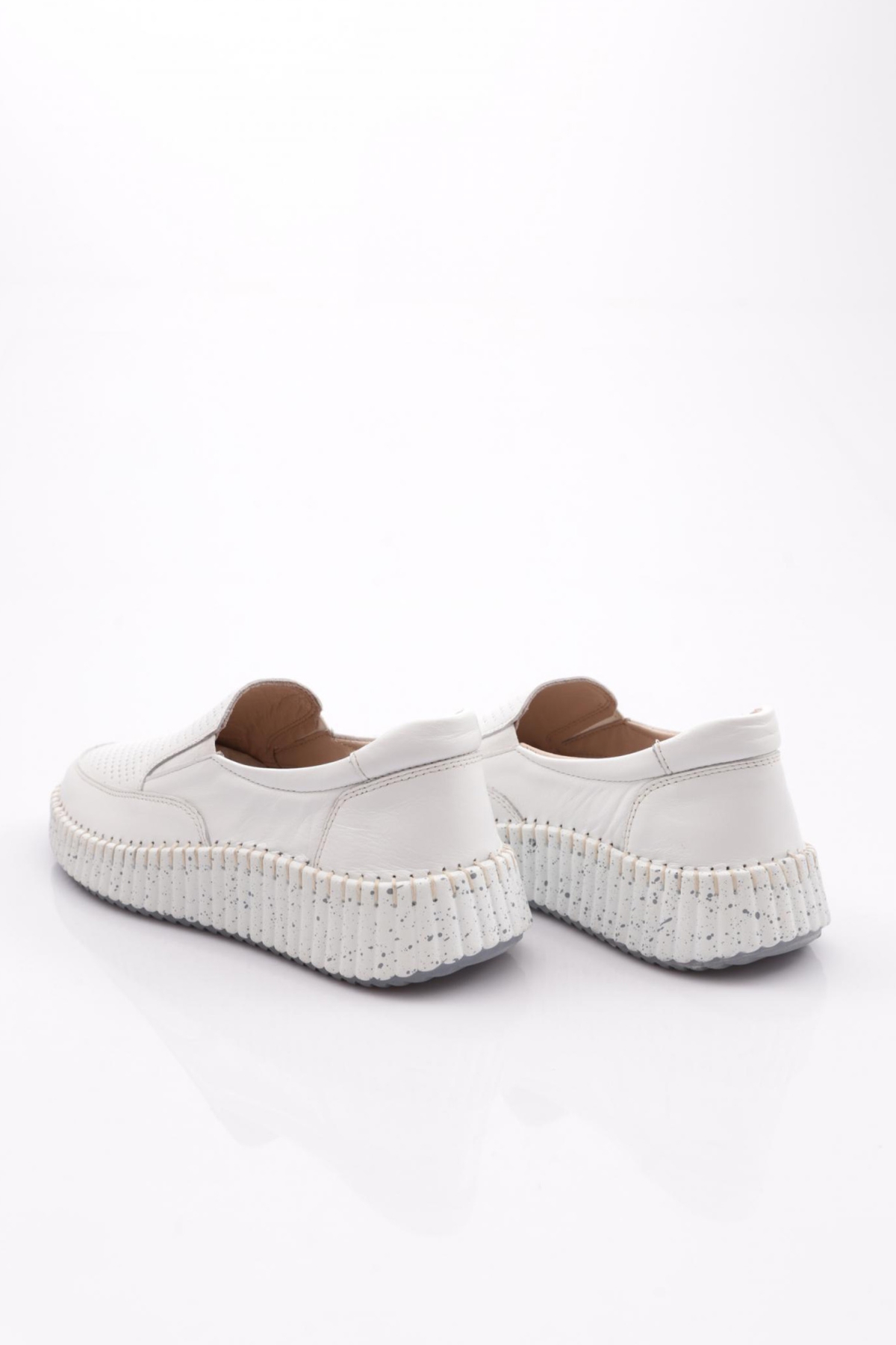 Dgn Dgn Beyaz P60 Kadin Comfort Ayakkabi Casual Ayakkabı | Flo Beyaz - 4. görsel