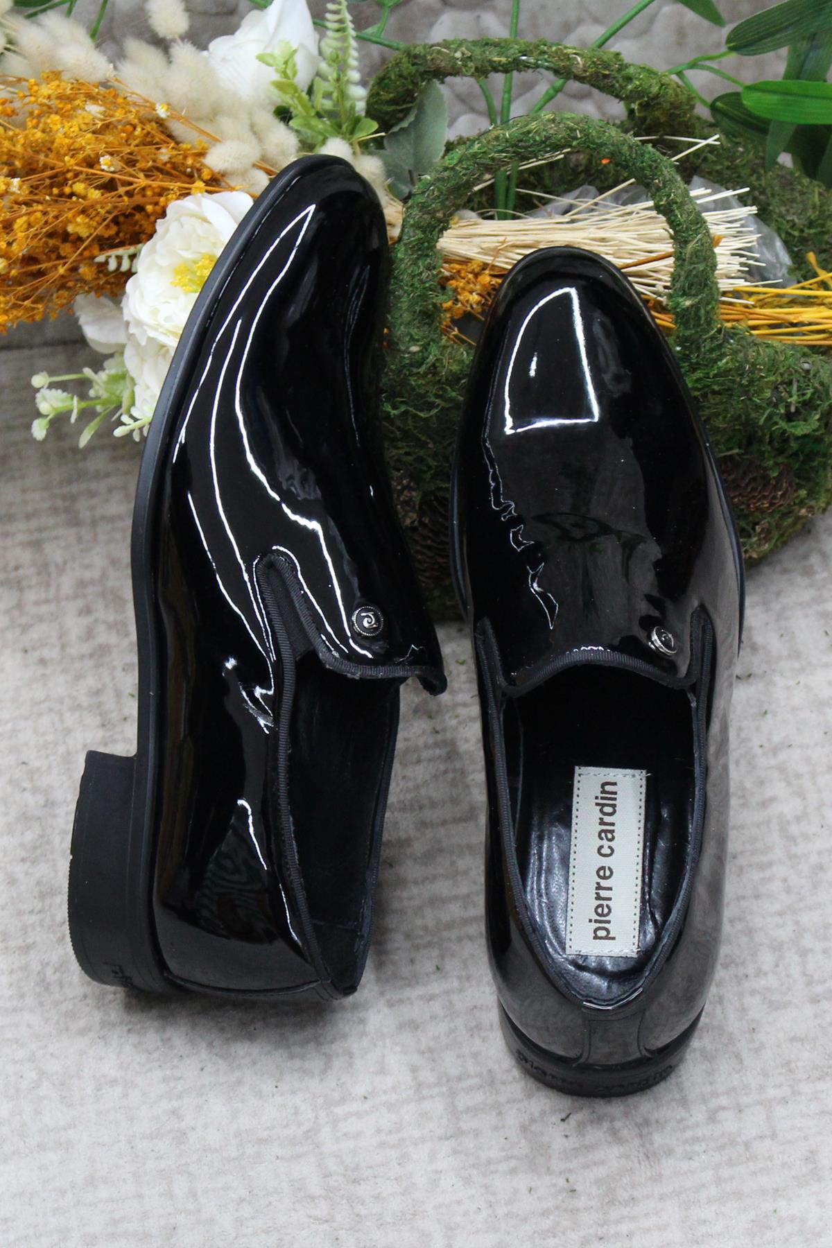 7029 Siyah Rugan Damat Ayakkabısı Takım Ayakkabısı Erkek Klasik Ayakkabı - Görsel 7