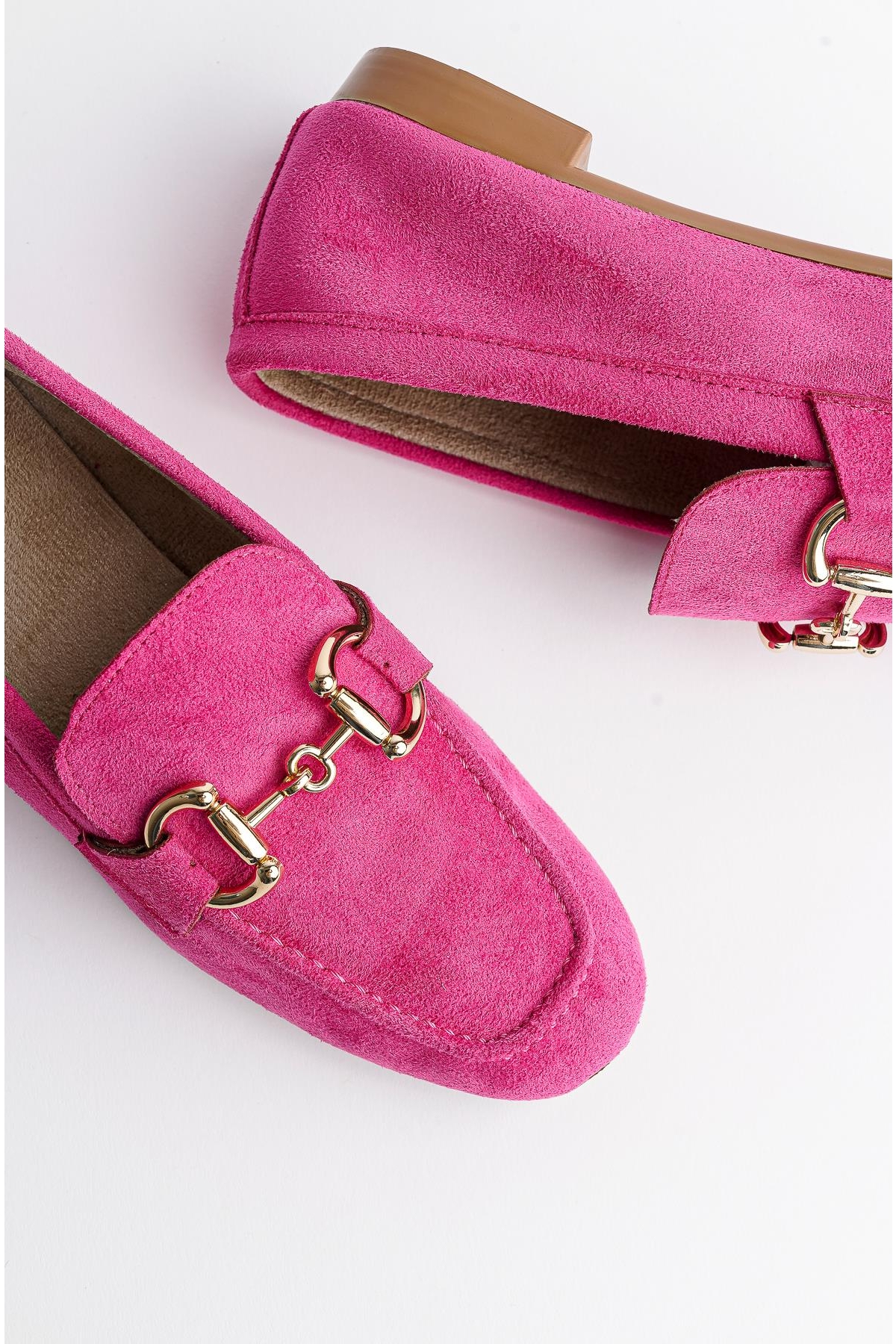 MONA Garantili Metal Tokalı Deri Kadın Loafer Günlük Ayakkabı - Görsel 3