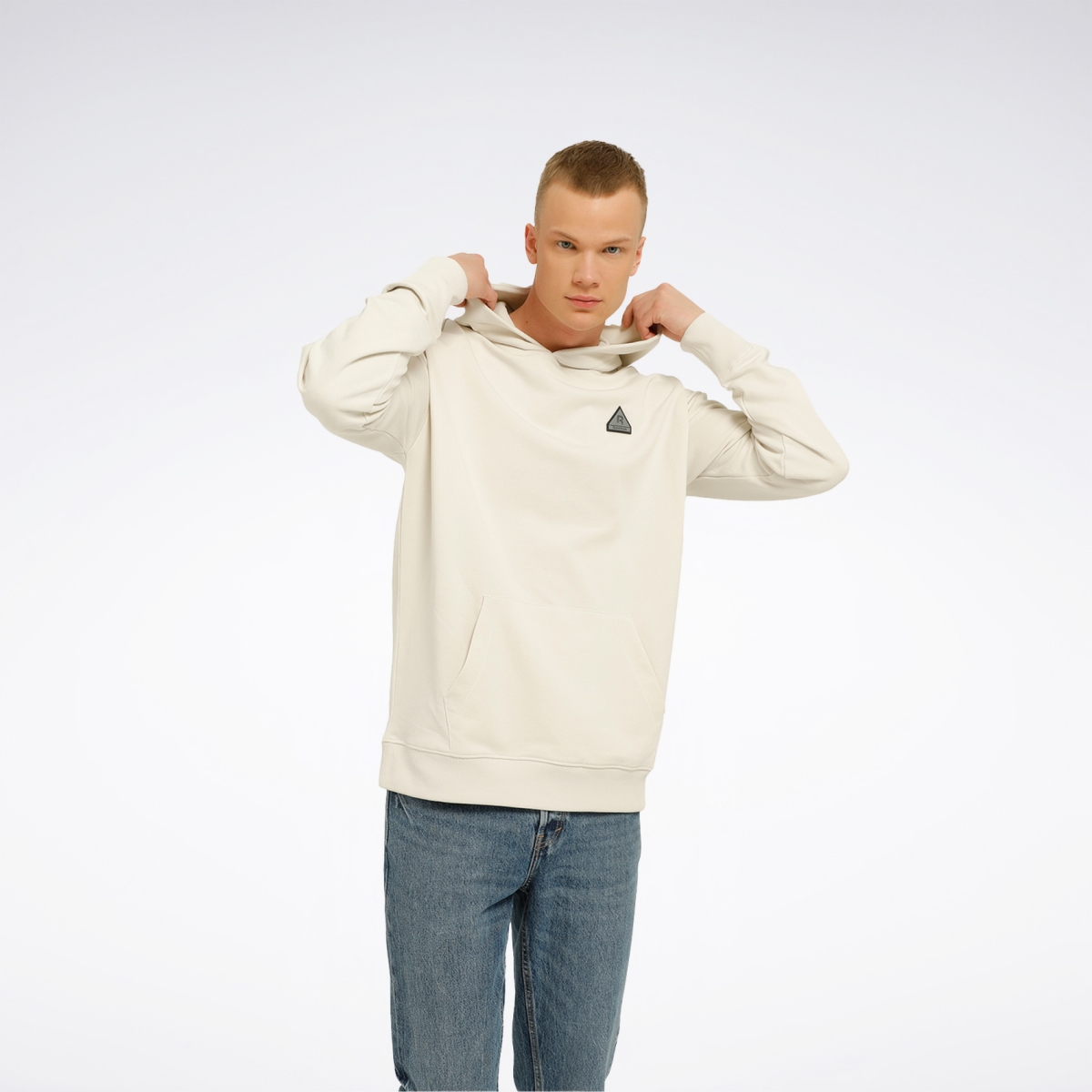 Reebok ATR HOOPWEAR HOODIE Ekru Erkek Sweatshirt