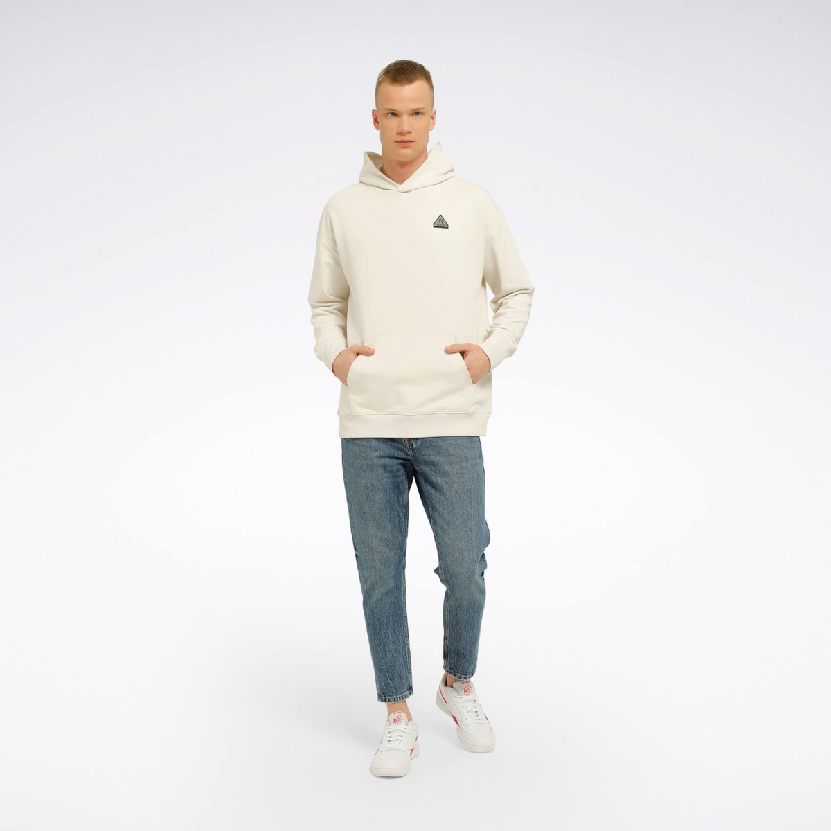 Reebok ATR HOOPWEAR HOODIE Ekru Erkek Sweatshirt