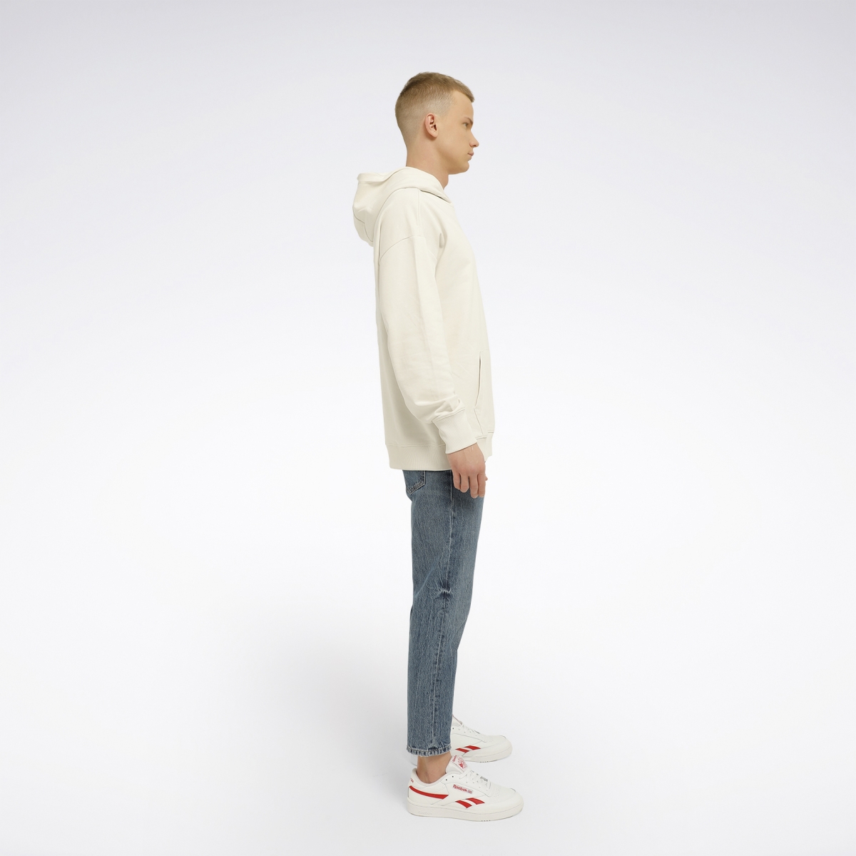 Reebok ATR HOOPWEAR HOODIE Ekru Erkek Sweatshirt