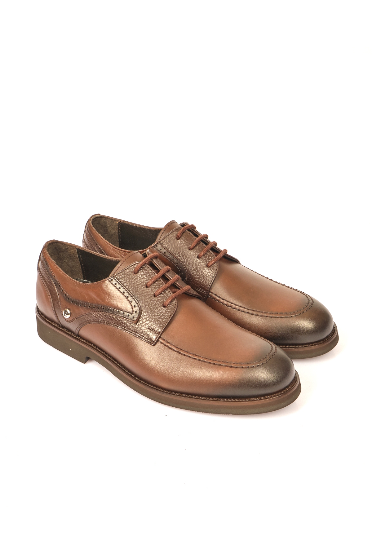Bağcıklı Kahverengi Erkek Klasik Ayakkabı PC1617038 - Görsel 2
