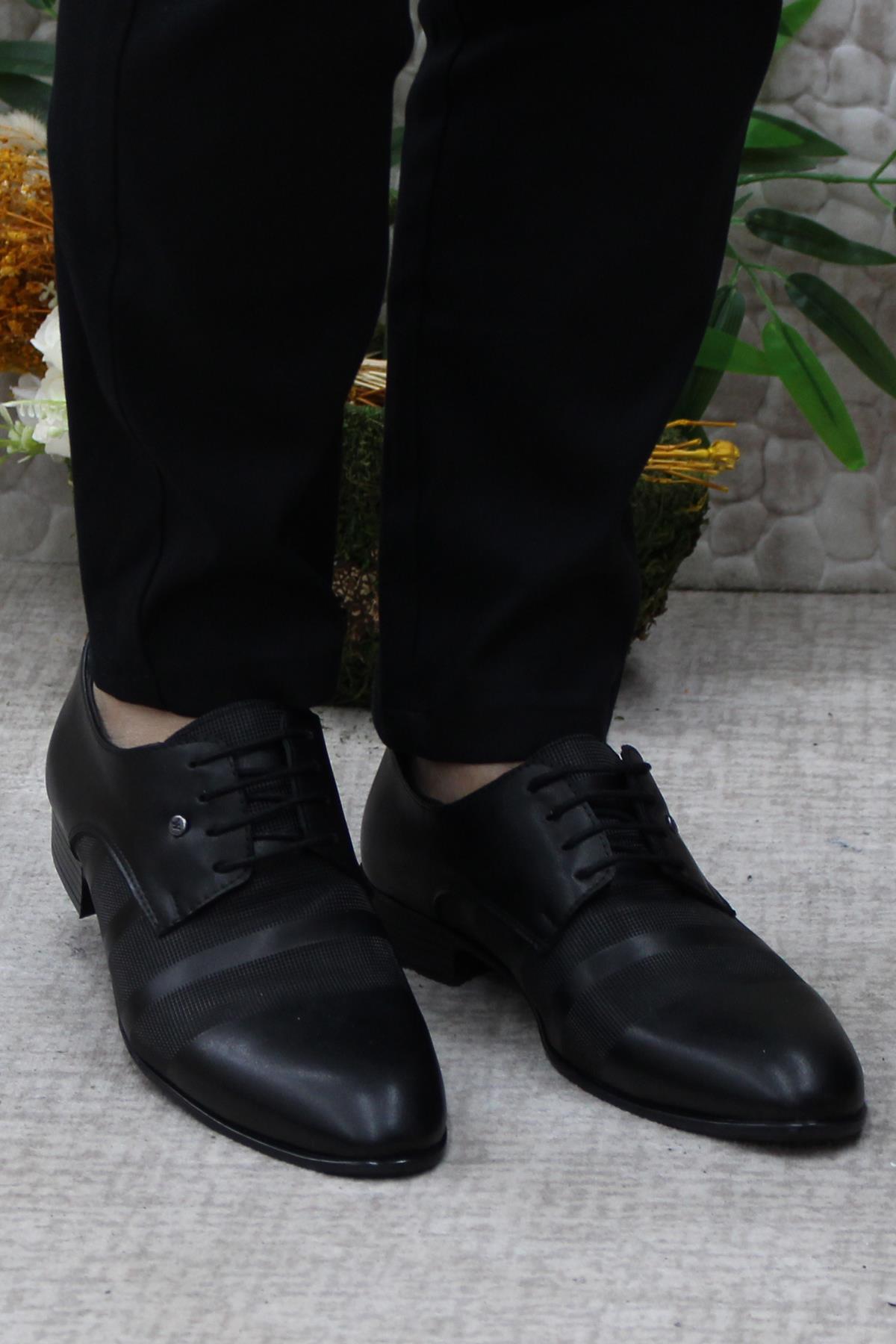 Rasgo 2710 Siyah Damat Ayakkabısı Takım Ayakkabısı Erkek Klasik Ayakkabı - Görsel 3