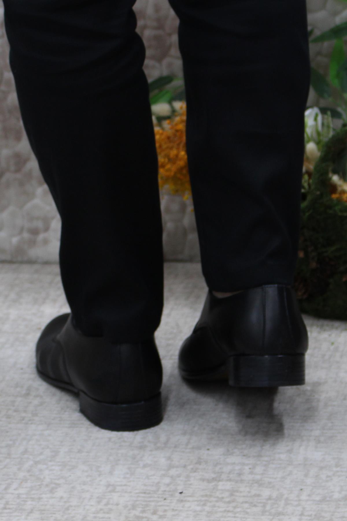 Rasgo 2710 Siyah Damat Ayakkabısı Takım Ayakkabısı Erkek Klasik Ayakkabı - Görsel 5