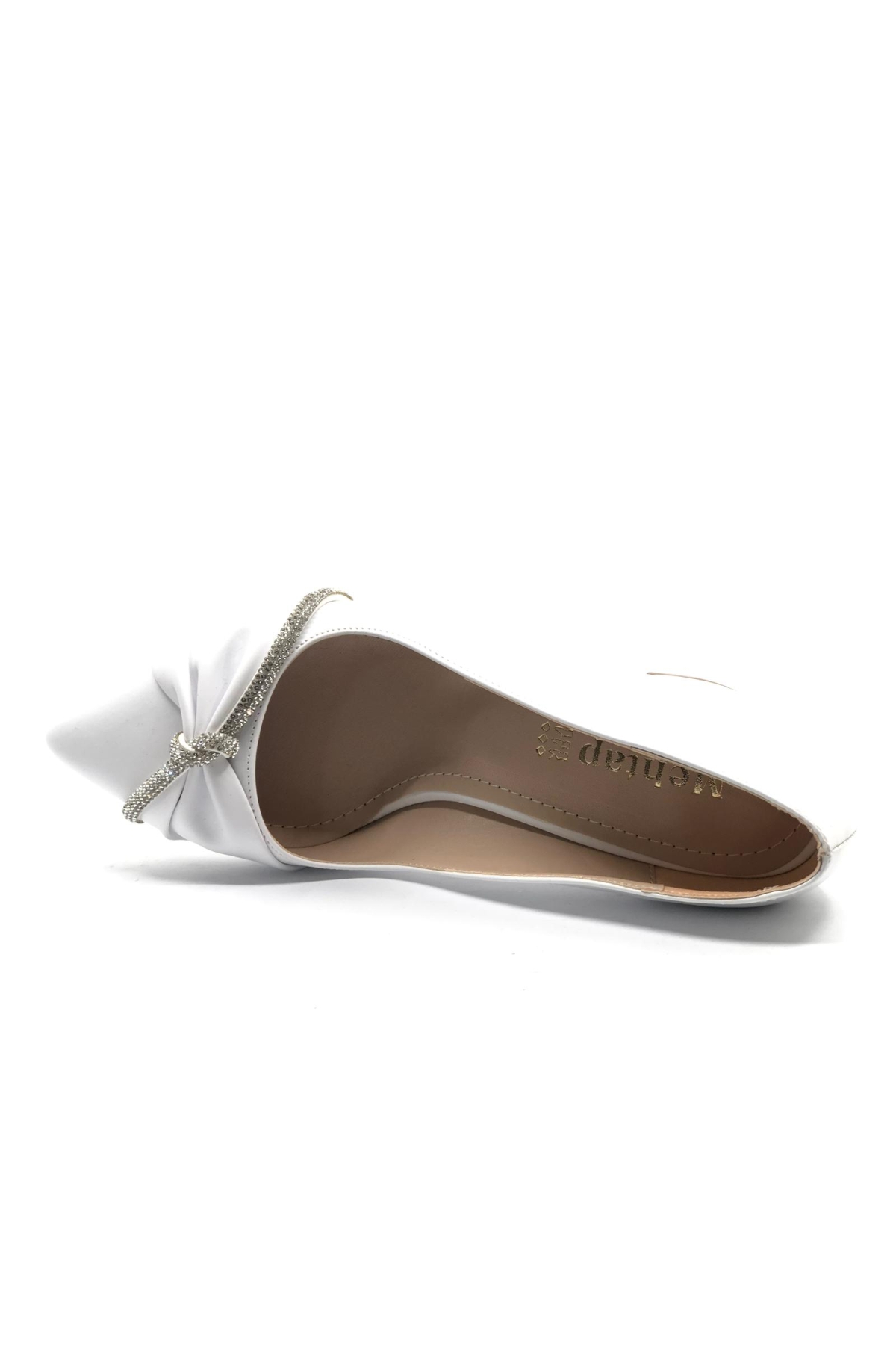 Düğüm Taş Detaylı 6 cm Topuklu Kadın Klasik Ayakkabı - Görsel 6