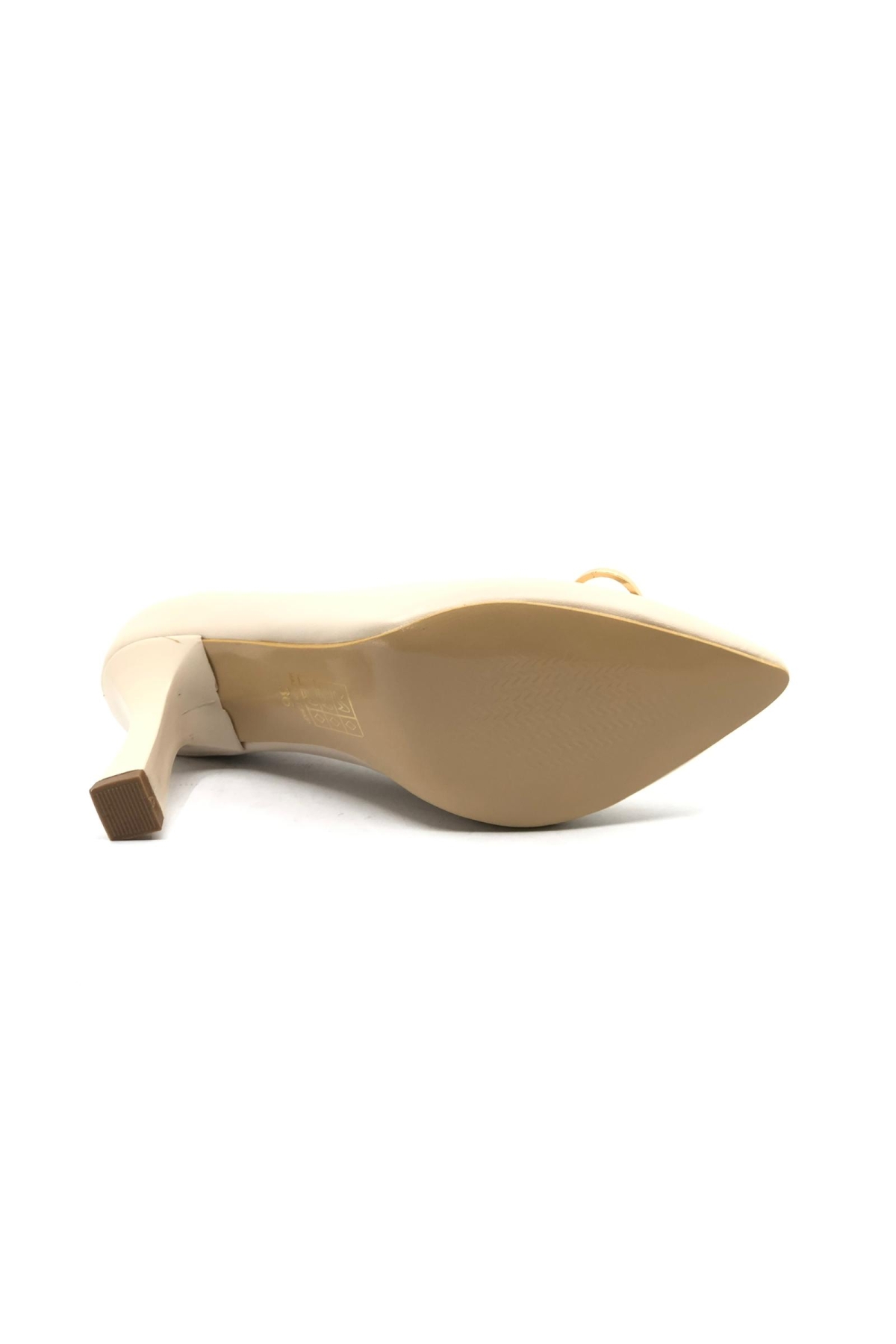 Toka Detaylı Stiletto Kadın Topuklu Ayakkabı - Görsel 7