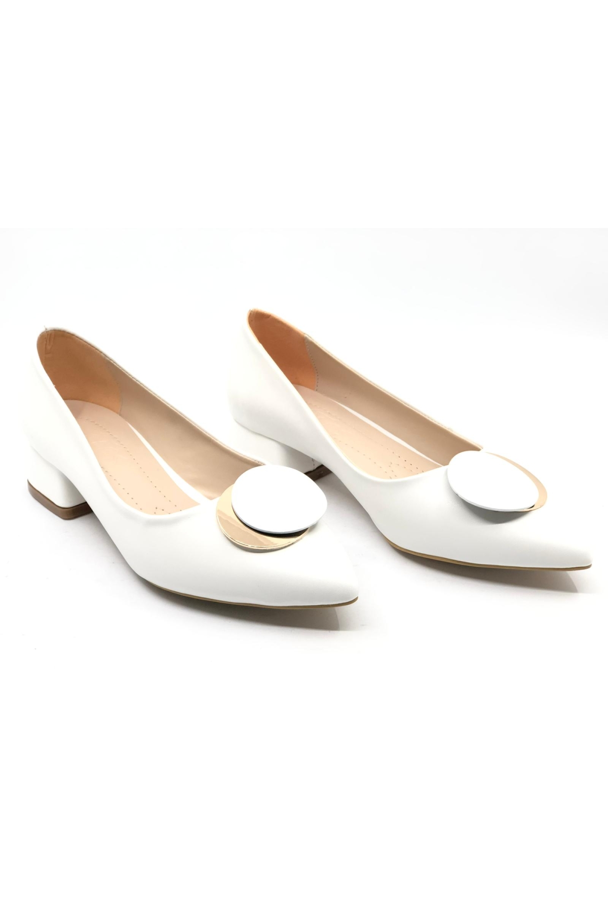 Toka Detaylı Kadın Topuklu Ayakkabı - Görsel 3