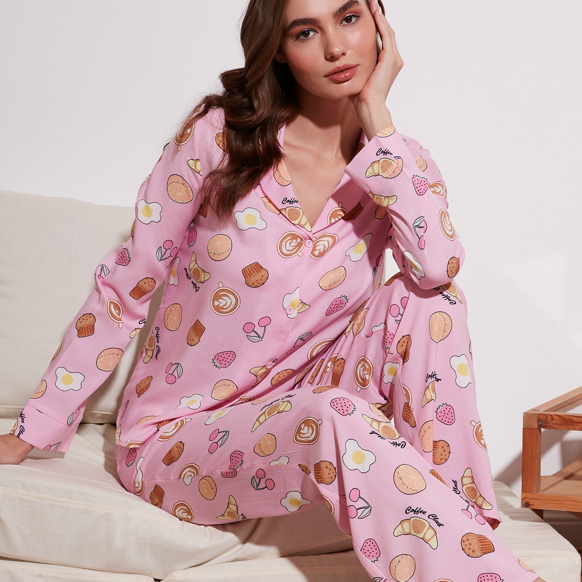 Limissi Kadın Pijama Takım 23404 Pembe