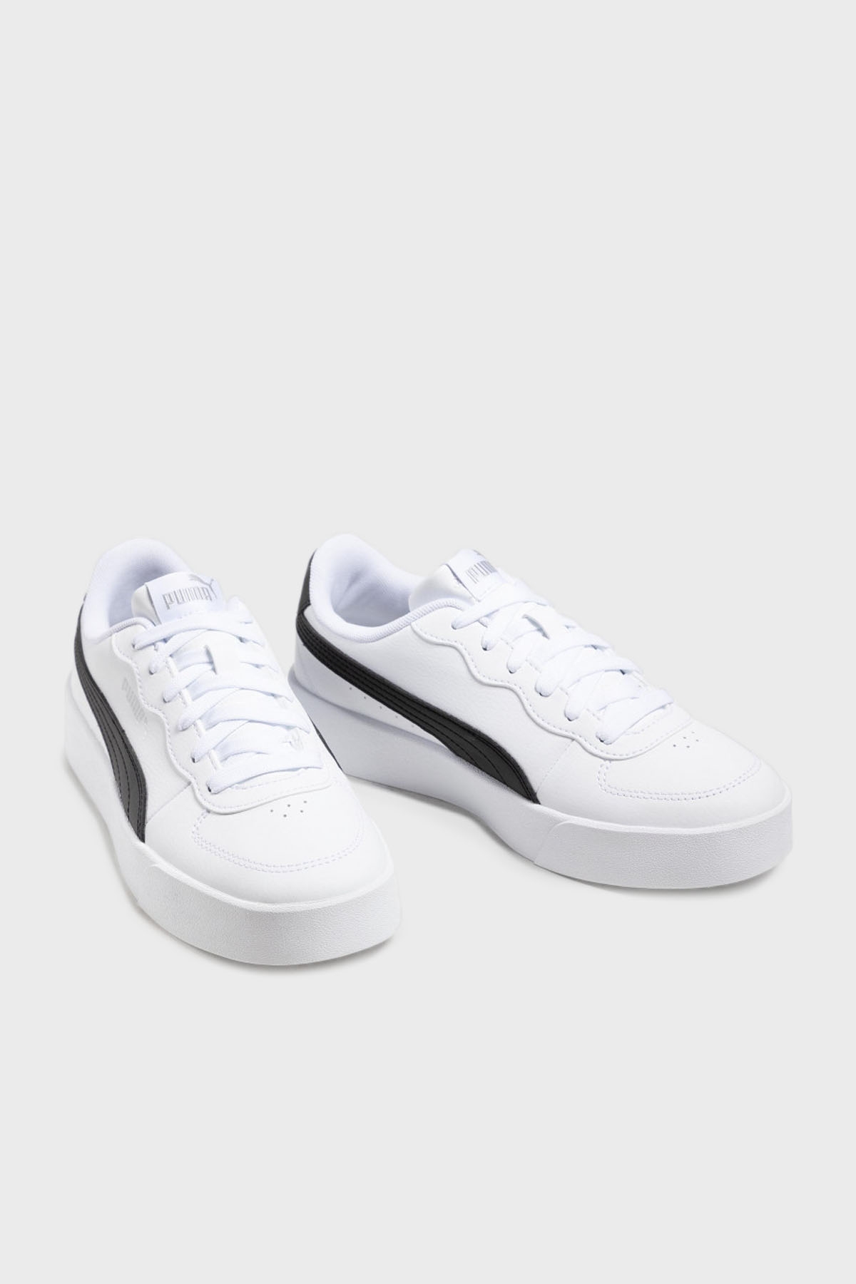 Bayan Ayakkabı 38014704 BEYAZ-SİYAH - Görsel 5