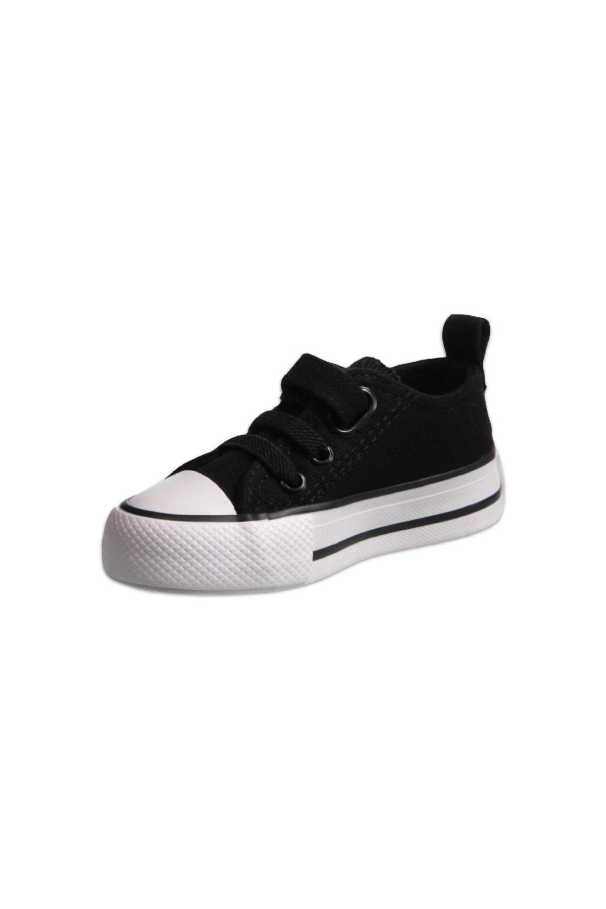 Erkek Bebek Sneaker - Siyah, Tekstil - Görsel 5