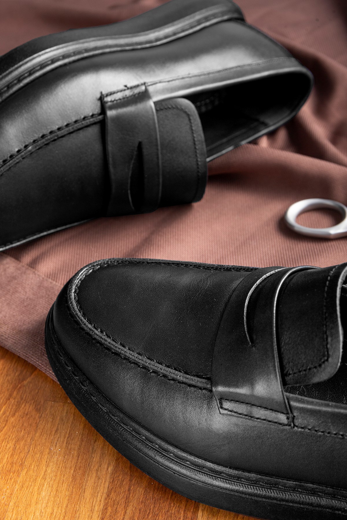 Premio Hakiki Deri Erkek Günlük Klasik Ayakkabı, Hakiki Deri Klasik Ayakkabı, Loafer - Görsel 6