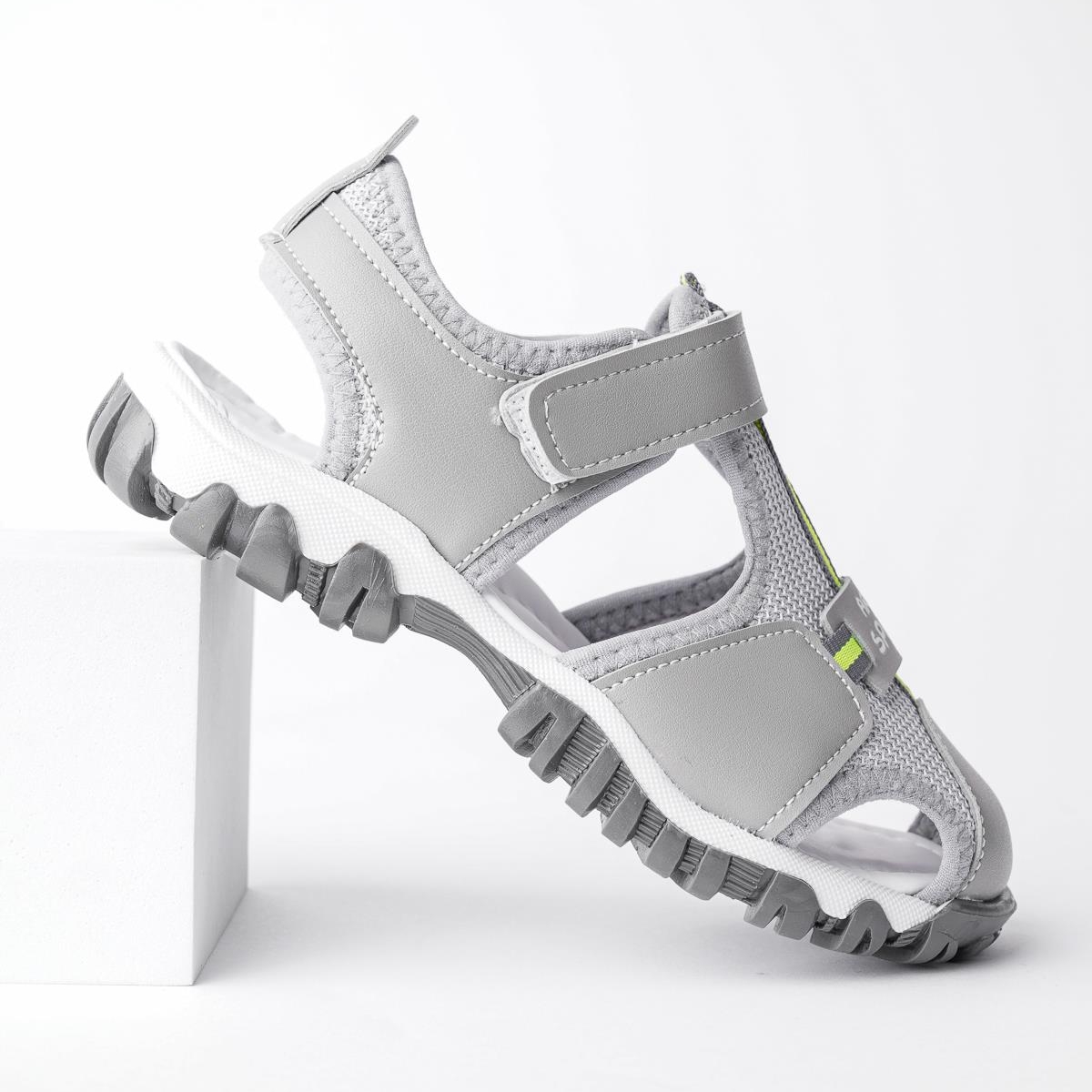 TWEETY Garantili Günlük Ortopedik Hafif Taban Önü Kapalı Cırtlı Unisex Çocuk Sandalet - Görsel 5