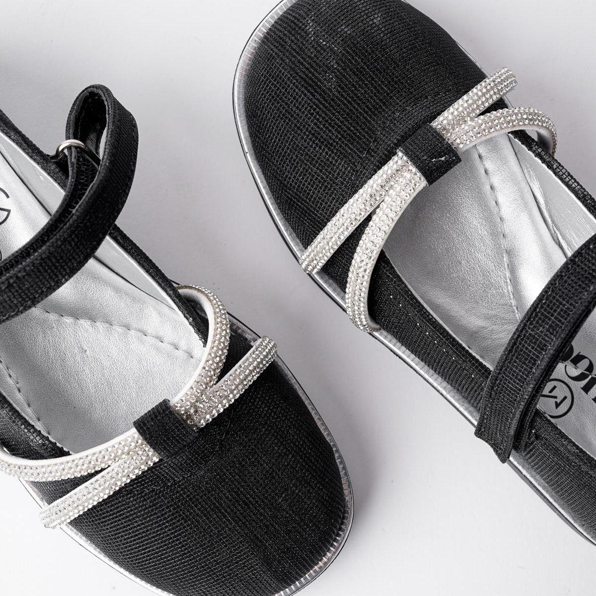 UNİCORN Garantili Günlük Ortopedik Hafif Taban Taşlı ve Cırtlı Kız Çocuk Babet - Görsel 5