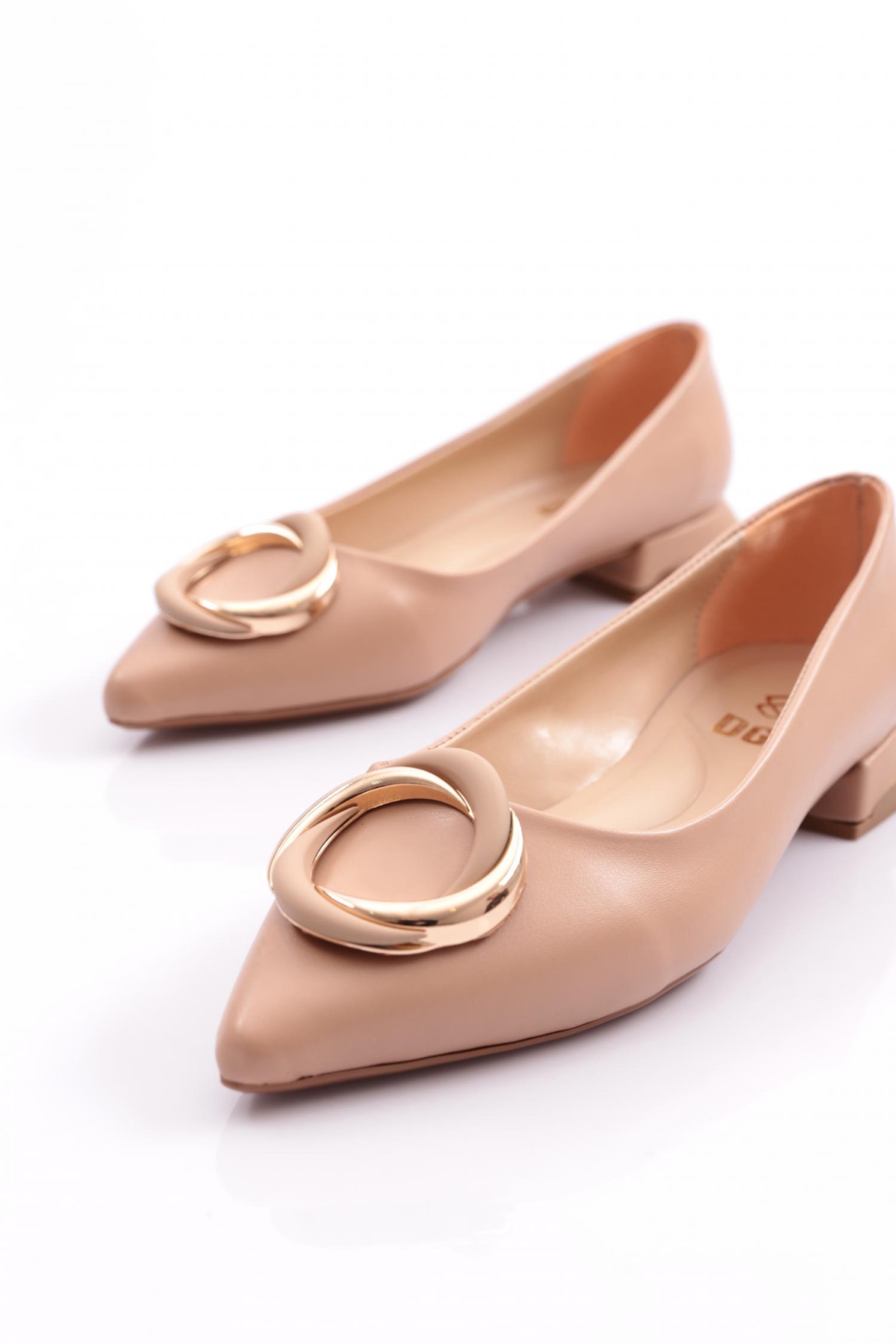 2810 Kadin Yuvarlak Tokali Babet - Görsel 5