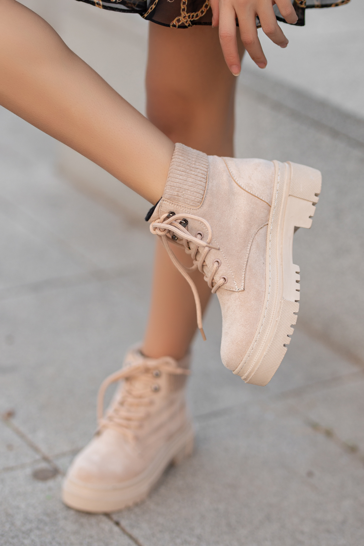 Garantili D238 Su Ve Soğuk Geçirmez Kadın Bot - Görsel 5